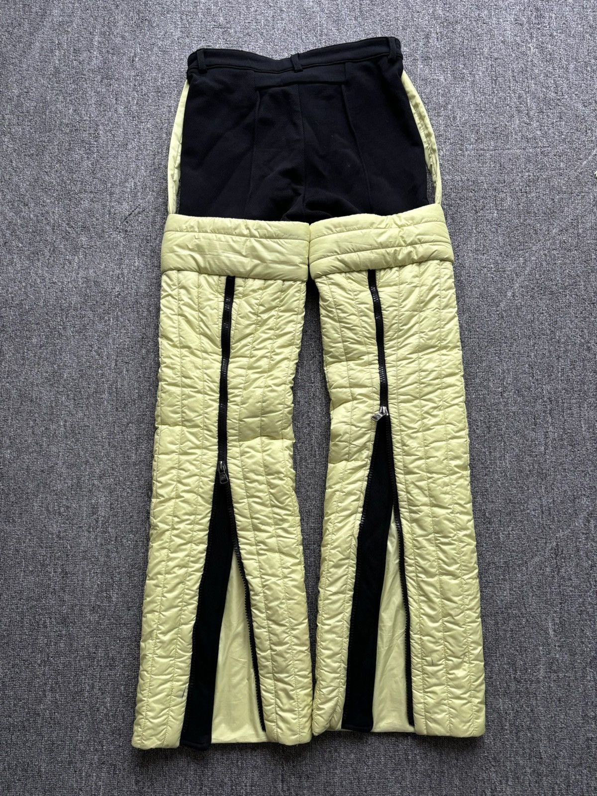 Colmar Colmar A.G.E. by Shayne Oliver Yellow Quilted Trousers Size US 31 - 2 Thumbnail