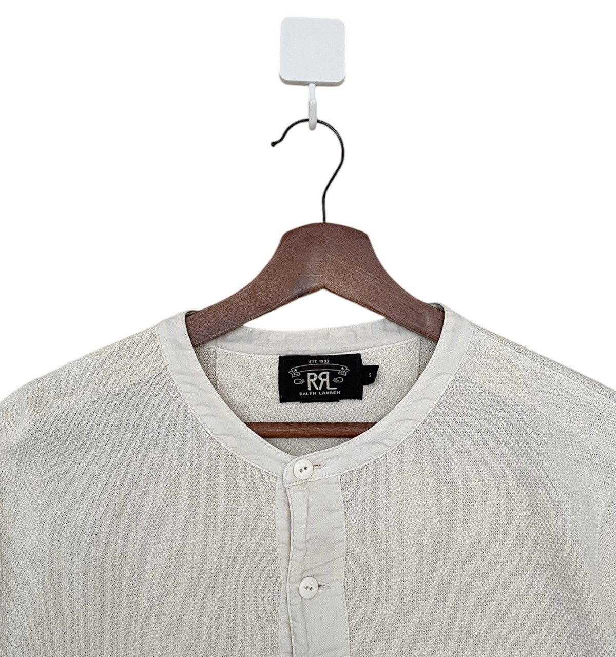 Ralph Lauren × Vintage Vintage Brand Ralph Lauren Double RR Waffle Shirt 2000s Size US S / EU 44-46 / 1 - 7 Thumbnail