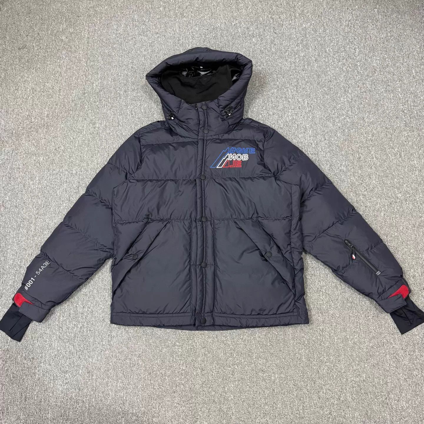 Moncler Blue Hooded Puffer Jacket - Size M Size US M / EU 48-50 / 2 - 1 Thumbnail