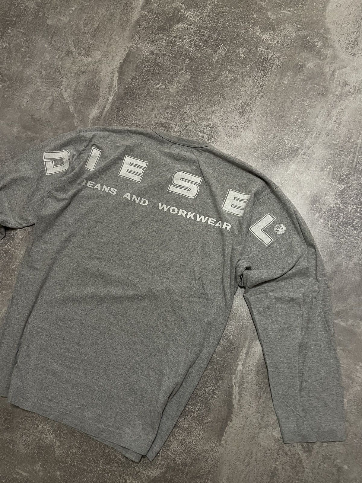 Diesel × Vintage Vintage Diesel Long Sleeve Big Logo Size US L / EU 52-54 / 3 - 2 Thumbnail