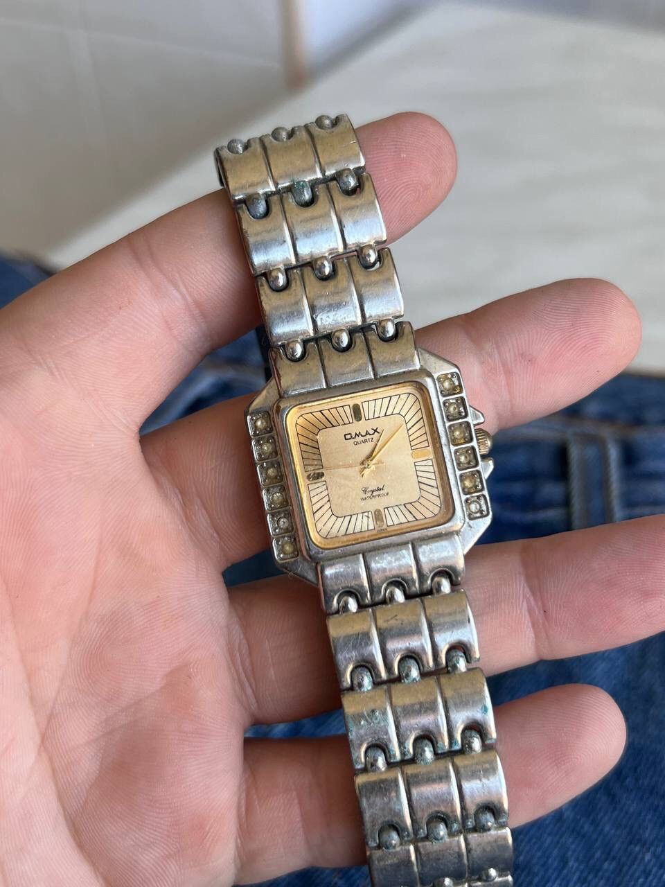 Japanese Brand × Vintage 2000s Omax Tank Futuristic Vintage Watch Japanese style Size ONE SIZE - 7 Thumbnail