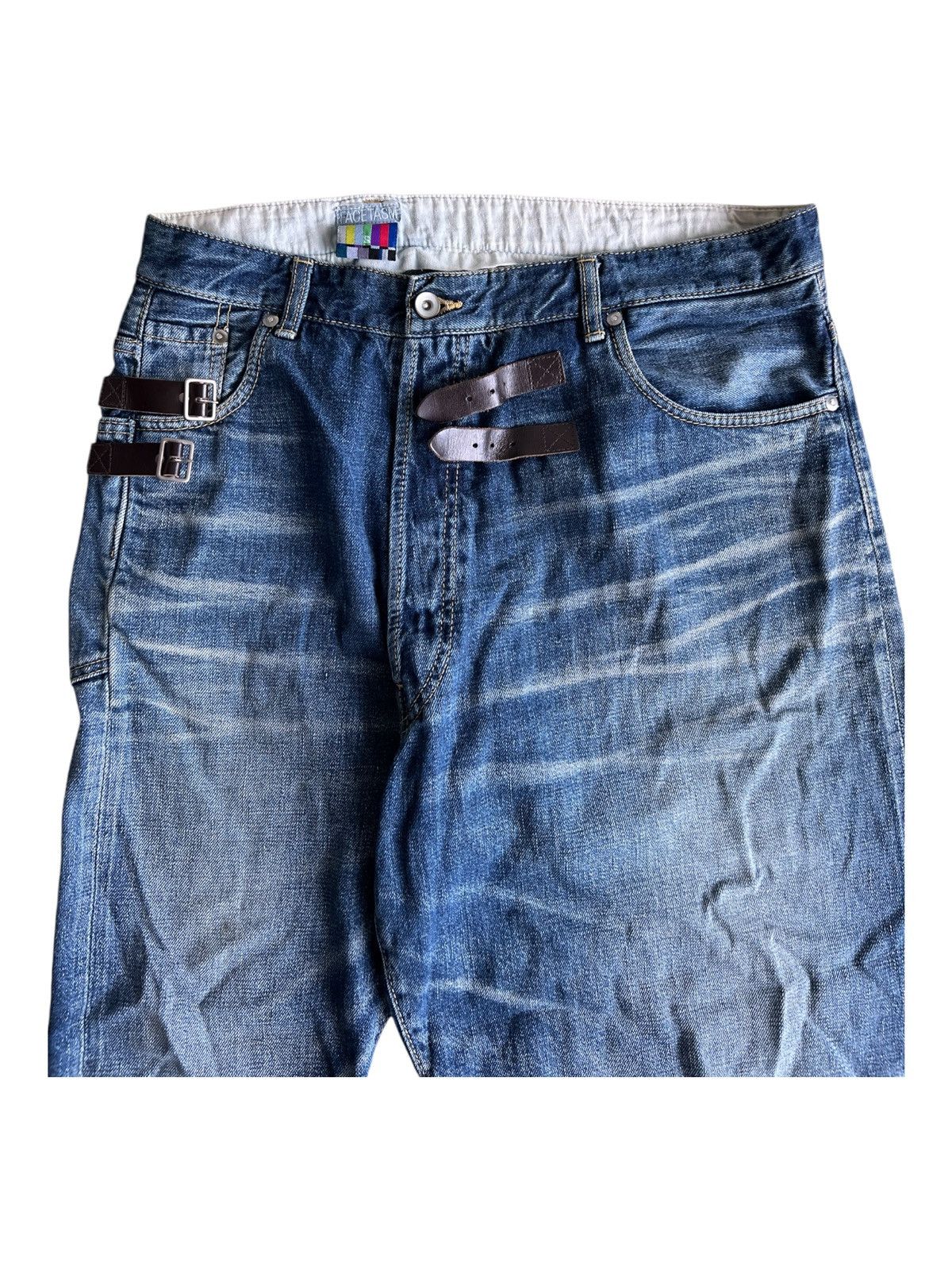 Facetasm ARCHIVE SS16 Facetasm Asymmetrical Unusual Cut Selvage Denim Size US 32 / EU 48 - 3 Thumbnail