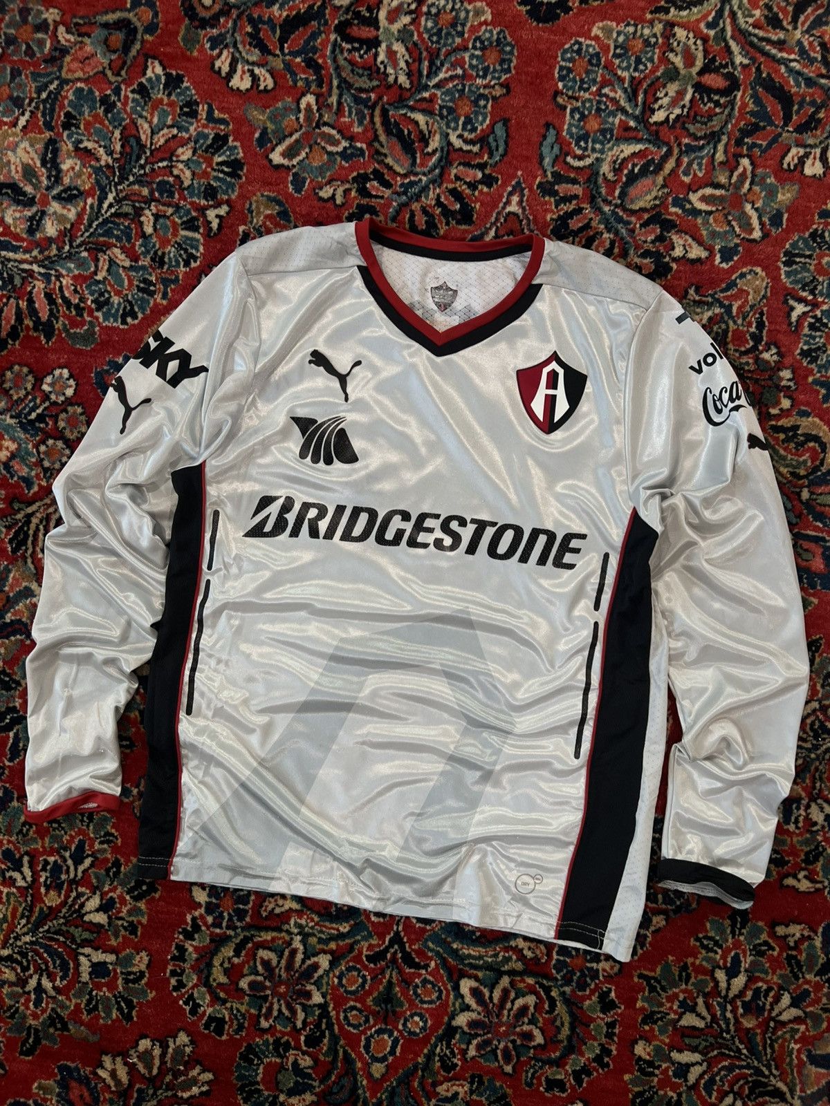 Adidas Puma Liga MX Atlas FC Soccer Futbol Jersey Kit Size US M / EU 48-50 / 2 - 1 Thumbnail