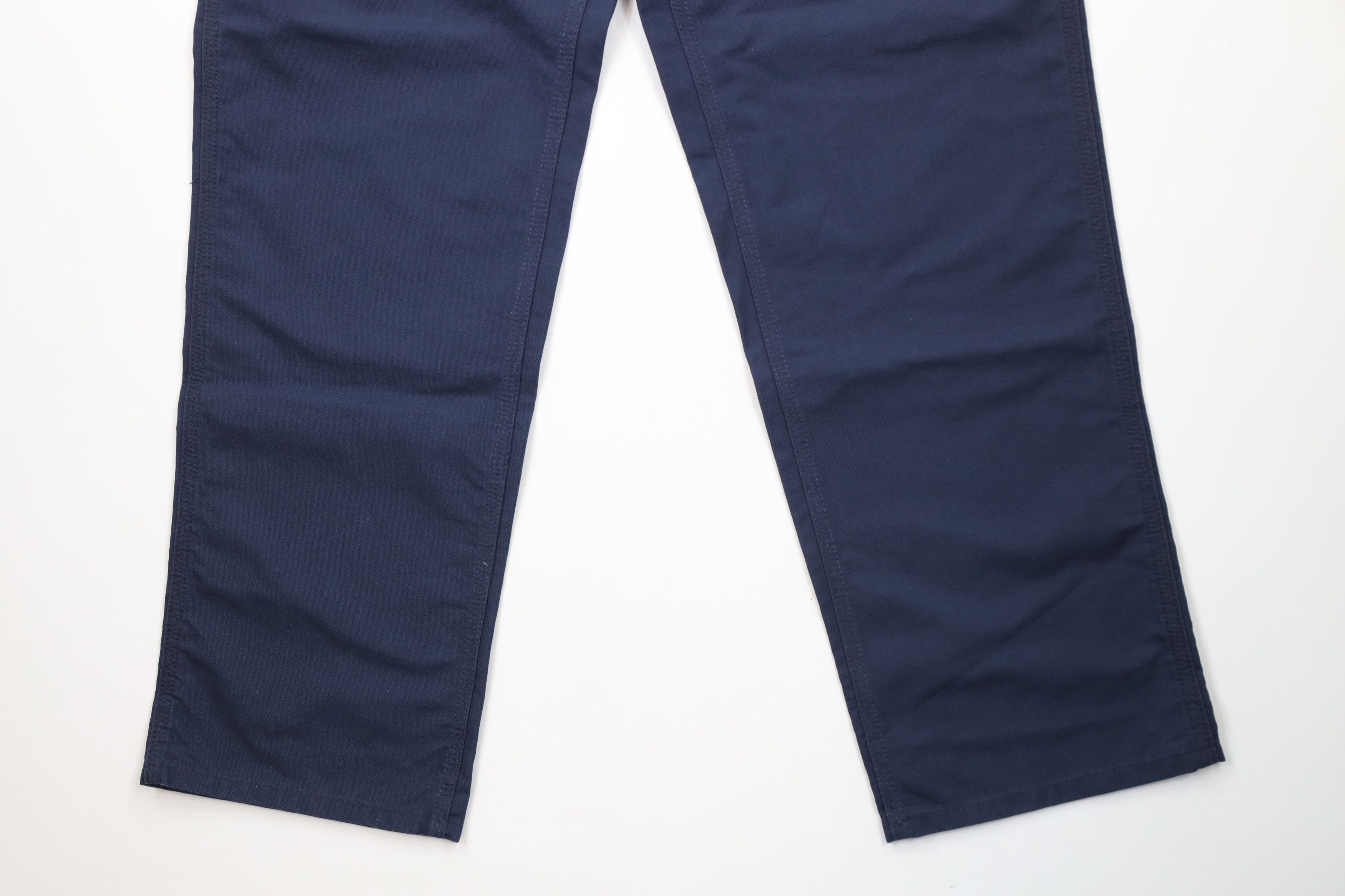 Carhartt × Vintage Deadstock Vintage Y2K Carhartt Wide Leg Dungaree Pants Blue Size US 38 / EU 54 - 4 Thumbnail