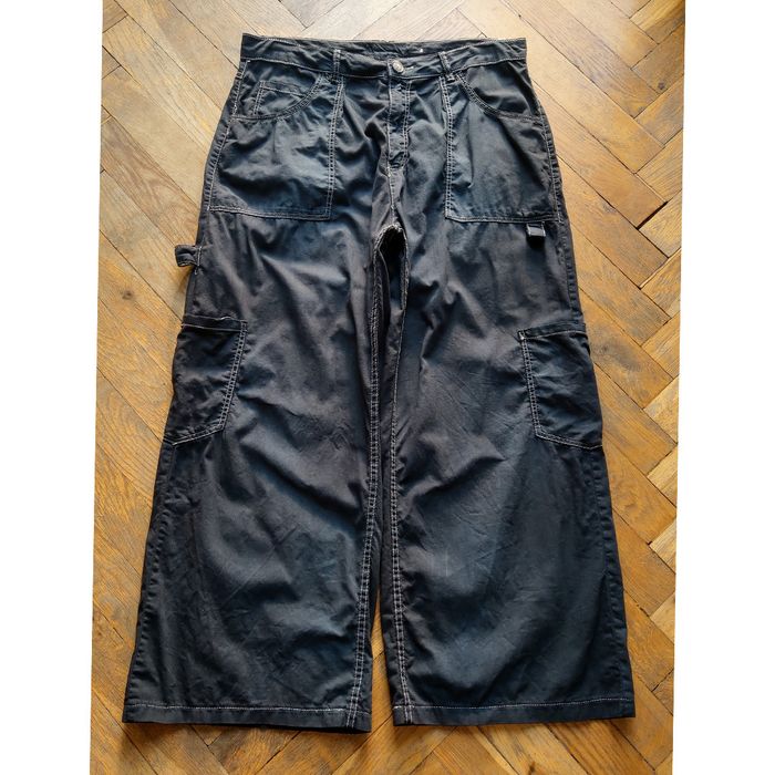 Vintage Raver Flared Pants Cargo Mega Baggy Loosefit y2k Opium Goth ...