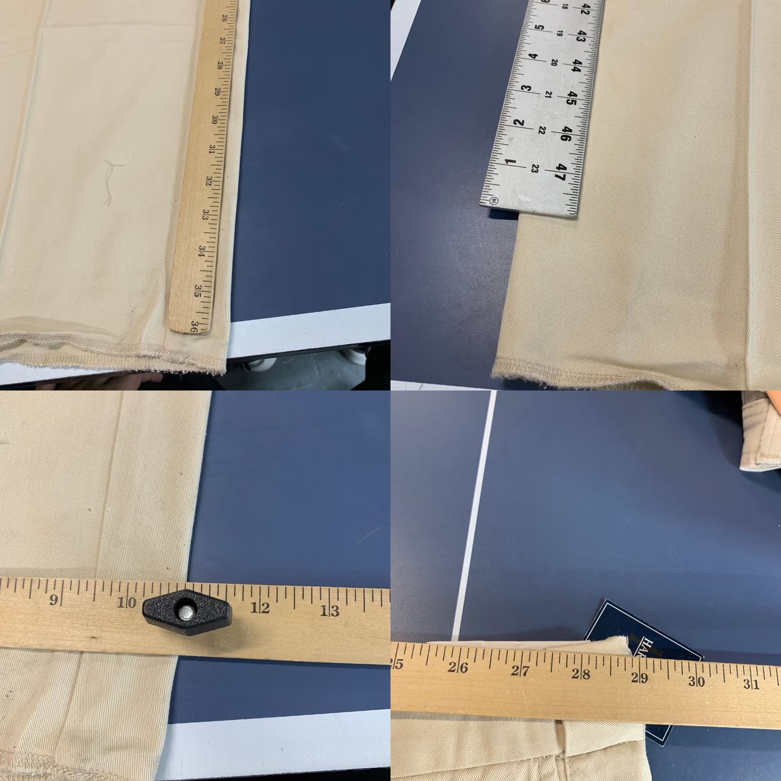 Haggar Haggar Beige Khaki Chino Pleated Pants Mens BIG Size 60 60x37 Vintage? No. Size US 44 / EU 60 - 9 Thumbnail
