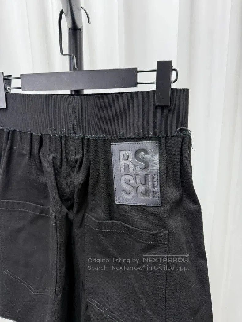 Raf Simons Black Denim Boxing Shorts by Raf Simons. Size US 32 / EU 48 - 5 Thumbnail