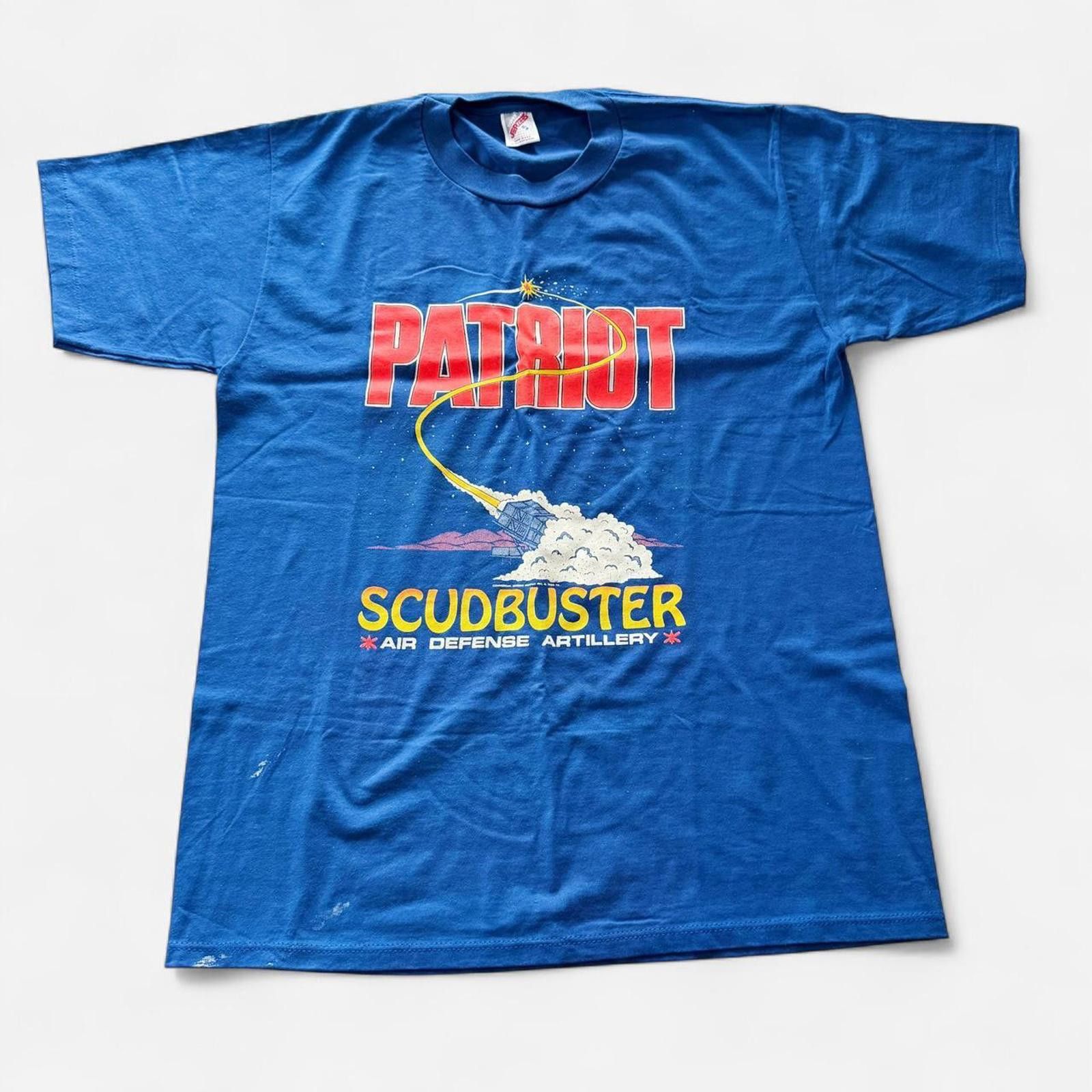 Jerzees 80s 90s Patriot Scudbuster Air Defense Artillery Tee Men XL Size US XL / EU 56 / 4 - 1 Thumbnail