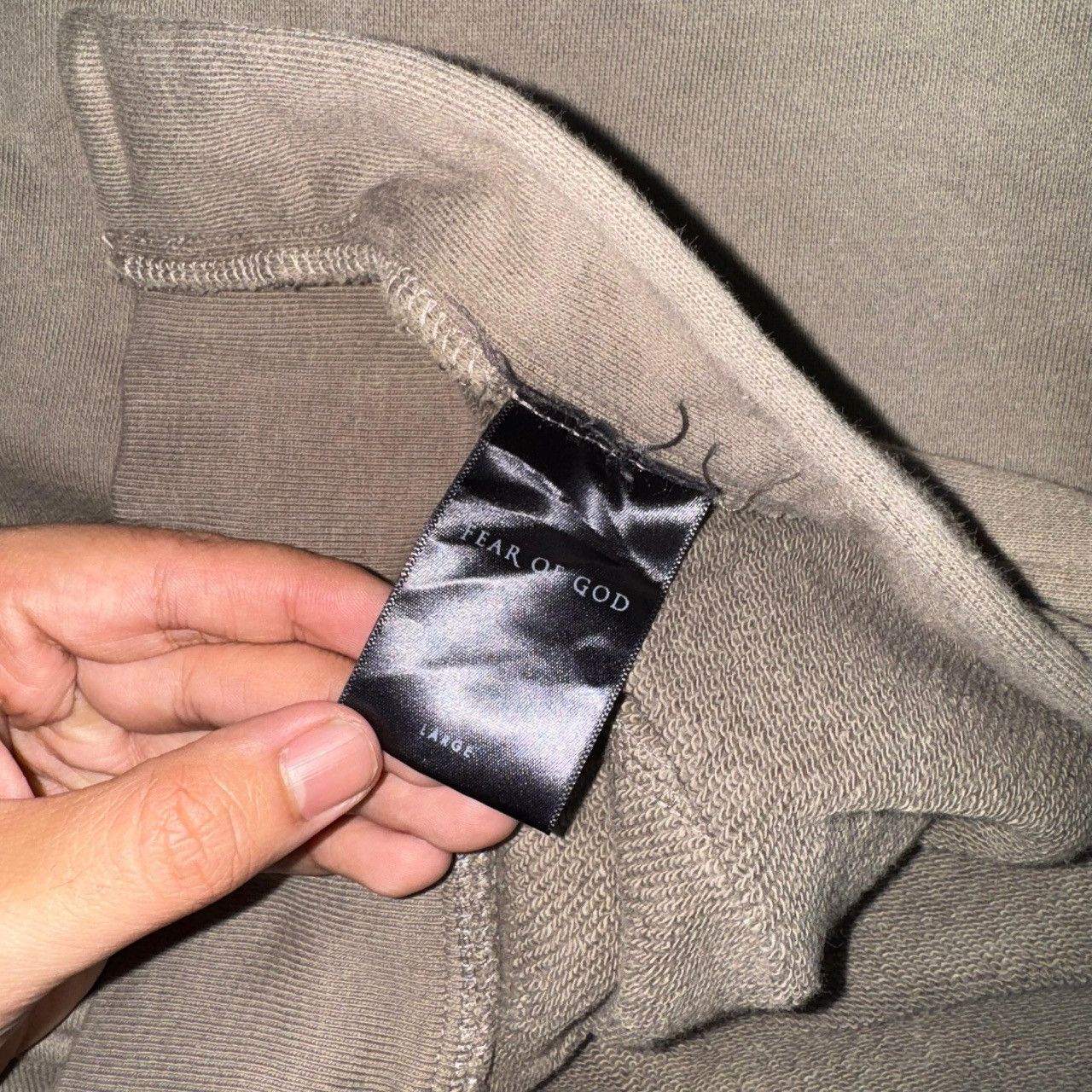 Fear of God Fear of God Third Collection Half Zip Hoodie size Large Size US L / EU 52-54 / 3 - 6 Thumbnail