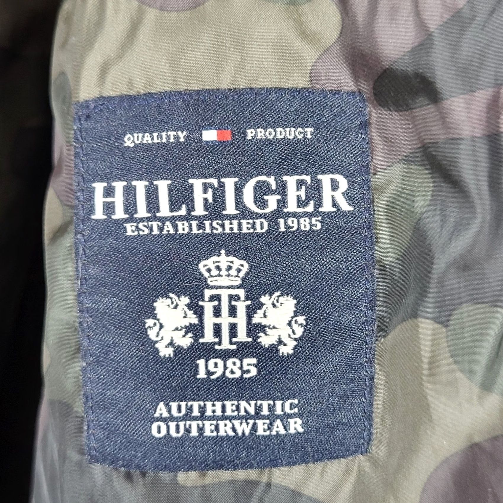 Tommy Hilfiger Tommy Hilfiger Jacket Mens Size XXL Herringbone Hooded Grey Black Size US XXL / EU 58 / 5 - 4 Thumbnail