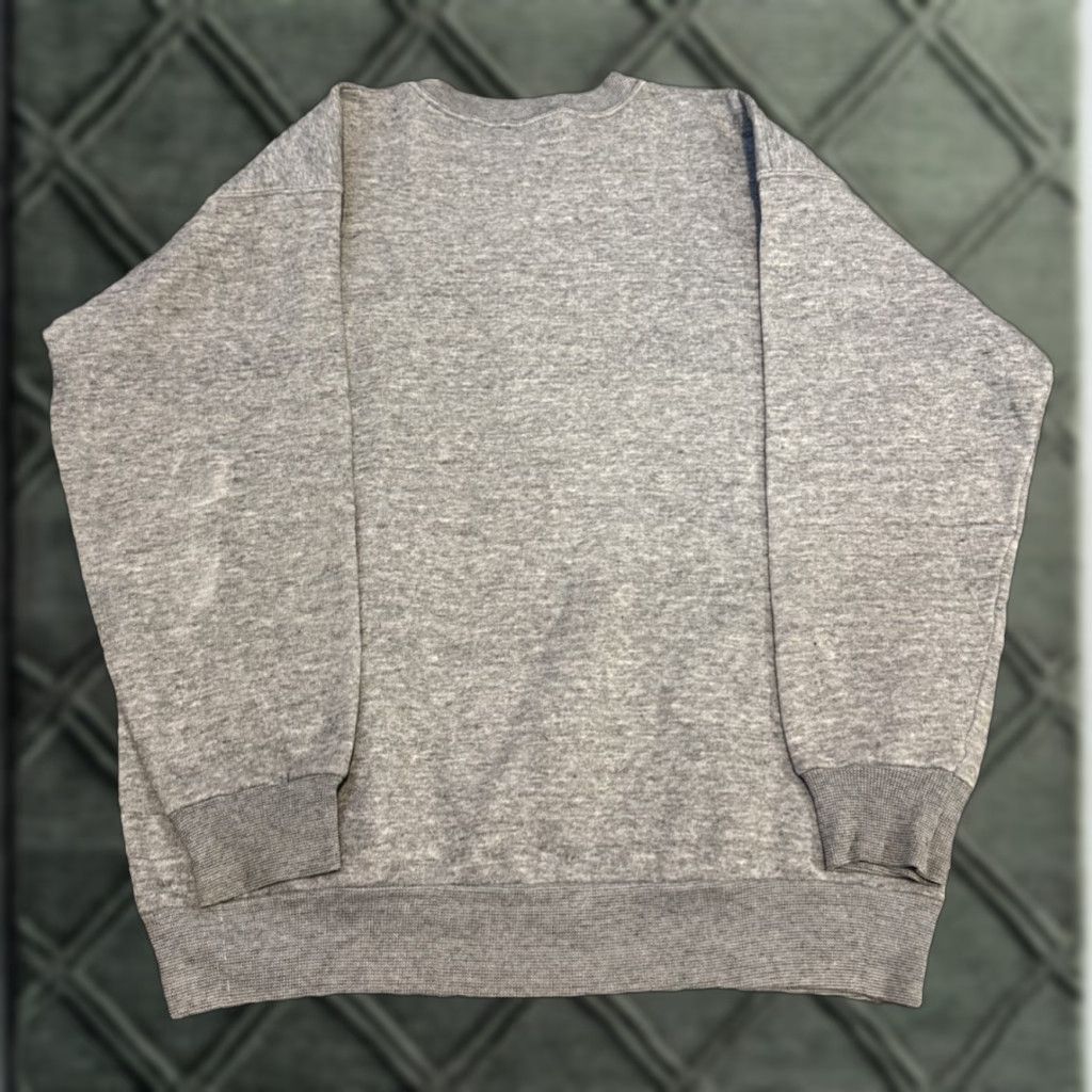 Tultex VINTAGE 80s Tultex Ultra Fleece 220 Grey Blank Crewneck Sweatshirt Large Size US L / EU 52-54 / 3 - 1 Thumbnail