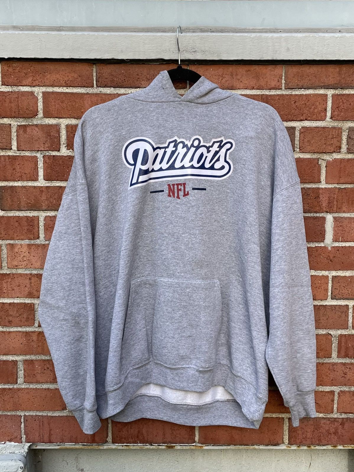 NFL Y2k NFL TEAM new England Patriots Pullover Hoodie Size US L / EU 52-54 / 3 - 1 Thumbnail