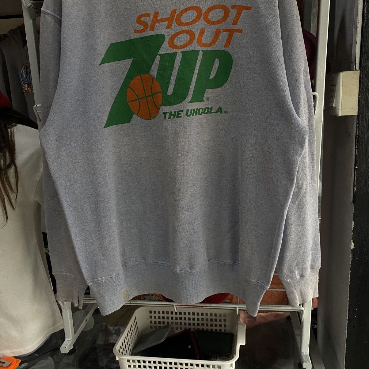Champion vintage 1990s Champion 7-Up "Shoot Out" crewneck sweatshirt Size US L / EU 52-54 / 3 - 4 Thumbnail