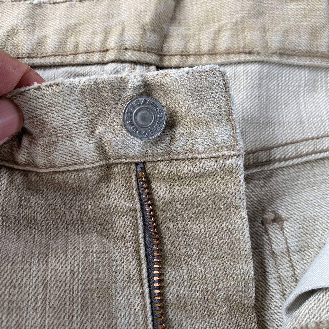Studio D'Artisan VINTAGE STUDIO DARTISAN PRISONER DENIM DISTRESSED W28 Size US 28 / EU 44 - 2 Thumbnail