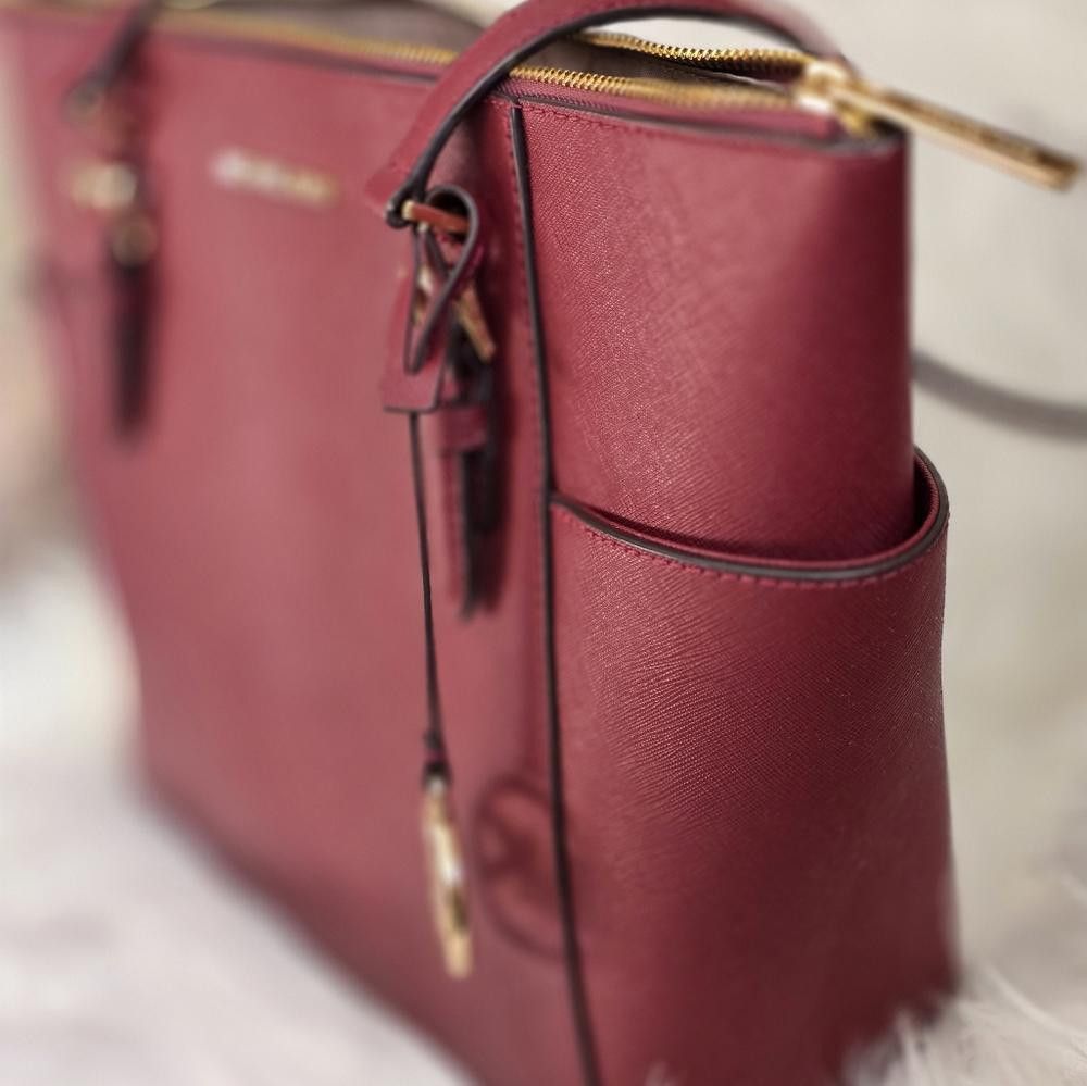 Michael Kors Michael Kors Charlotte Large Saffiano Leather Top-Zip Tote Size ONE SIZE - 5 Thumbnail