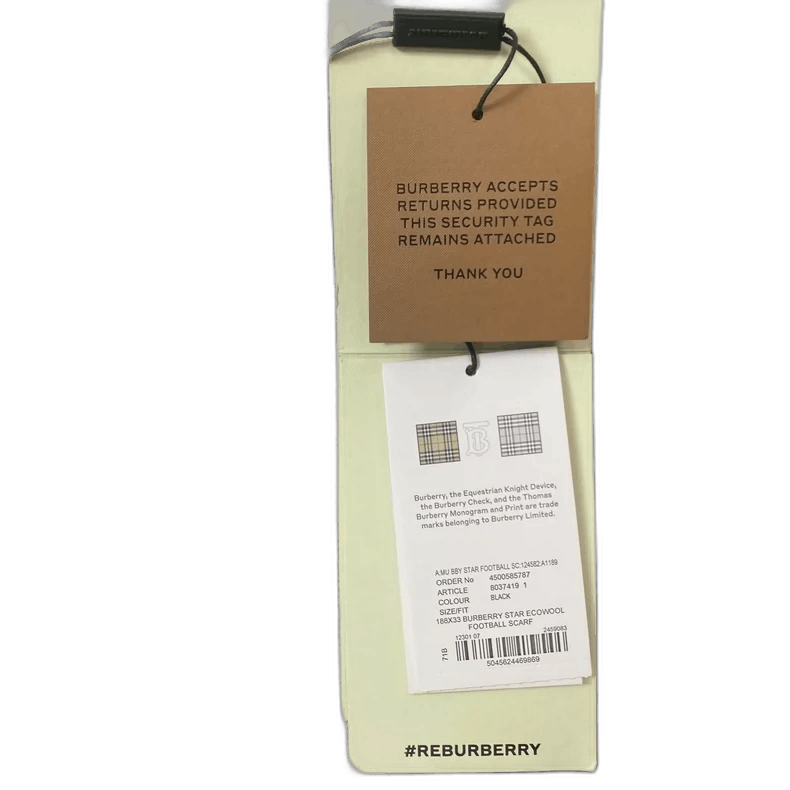 Burberry Burberry Double-Sided Scarf with Logo Size ONE SIZE - 1 Thumbnail