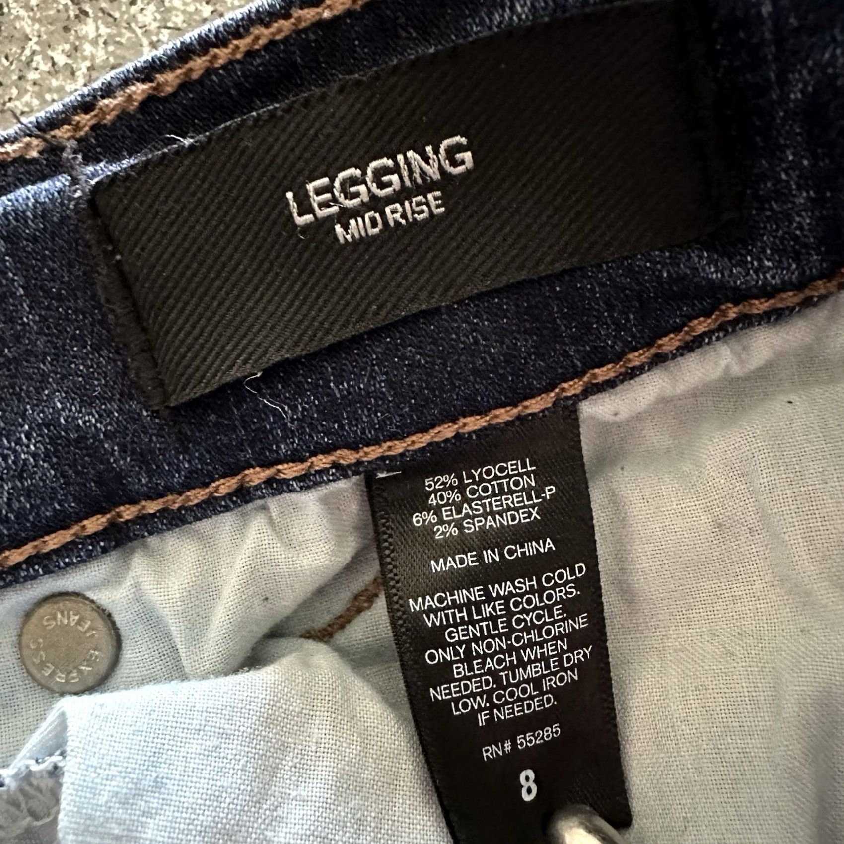 Express Express Jeans Womens 8 29x24 Mid Rise Cropped Denim Blue 5-Pocket Stretch N/A Size 29" - 5 Thumbnail