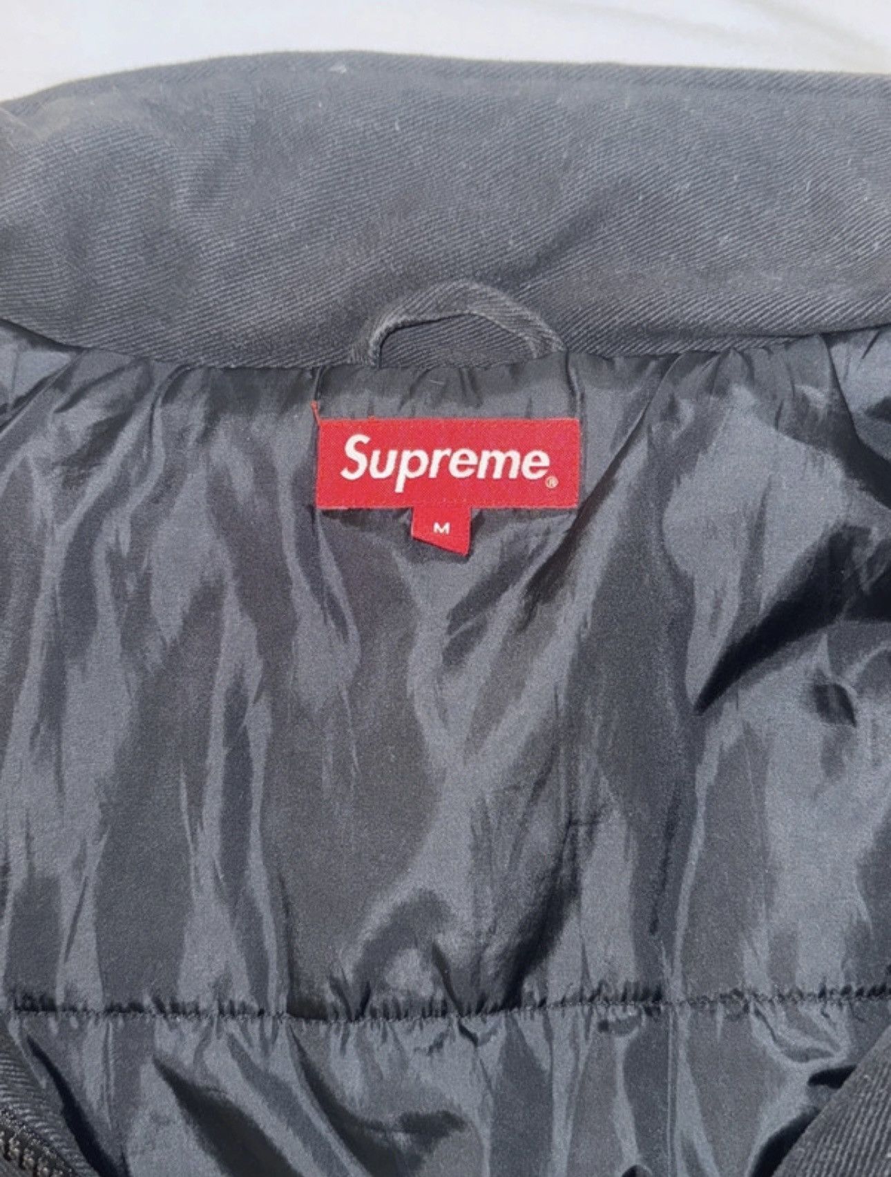 Supreme SUPREME BLACK TWILL JACKET Size US M / EU 48-50 / 2 - 7 Thumbnail