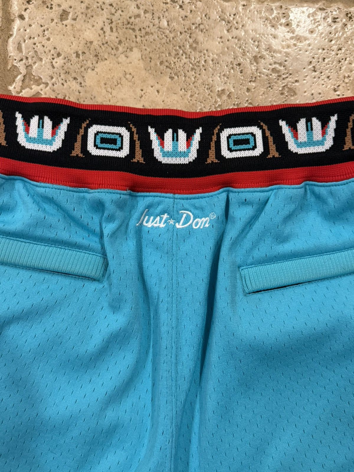 Just Don × Mitchell & Ness × Rsvp Gallery Just Don x Mitchell & Ness NBA Vancover Grizzlies Shorts Size US 34 / EU 50 - 8 Thumbnail
