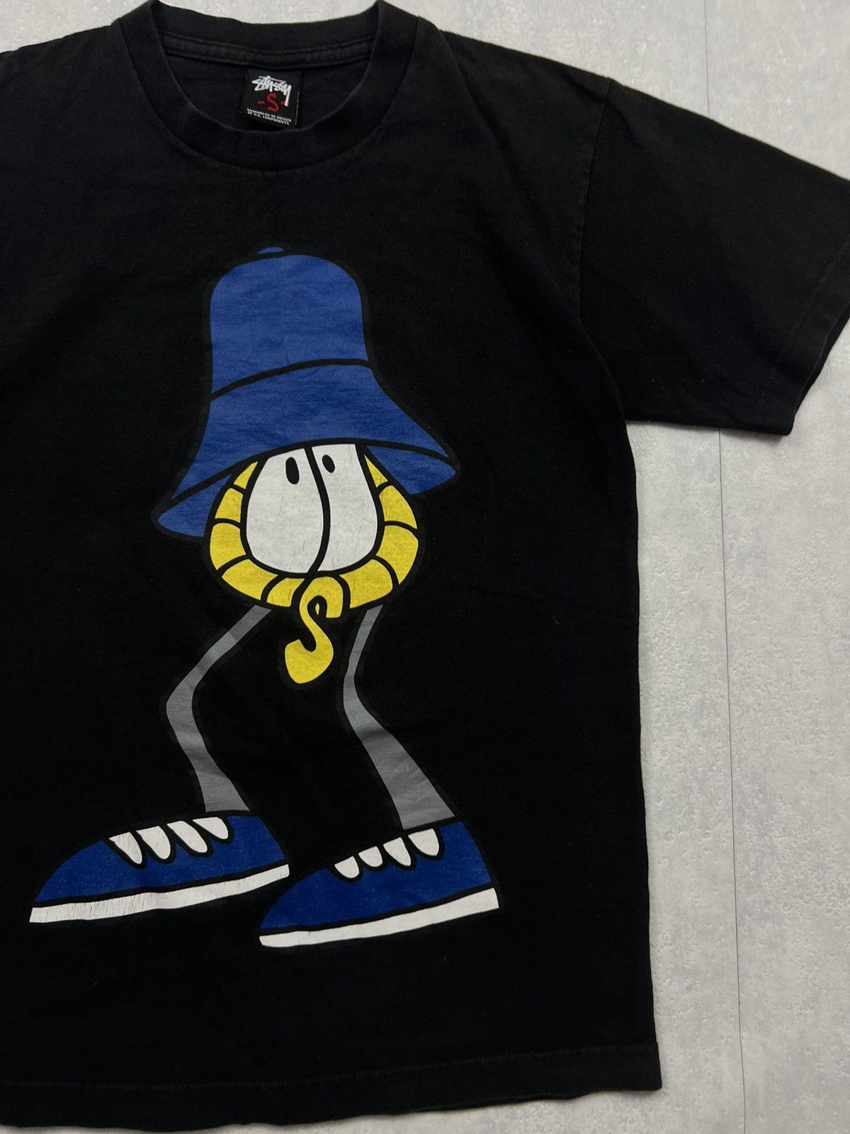 Stussy 00’s STUSSY REAS RARE Y2K CAP GUY TEE VINTAGE Size US S / EU 44-46 / 1 - 2 Thumbnail