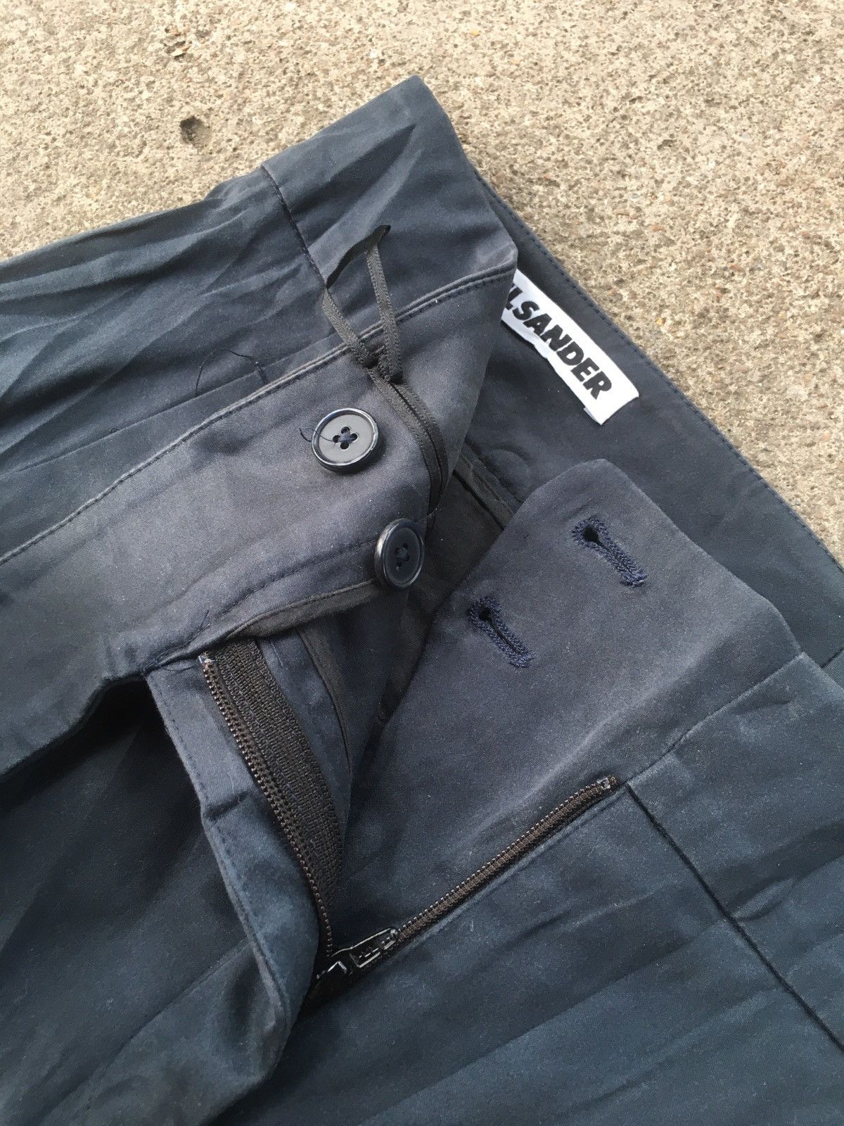 Japanese Brand × Jil Sander JIL SANDER BLACK TROUSERS Size US 30 / EU 46 - 9 Thumbnail