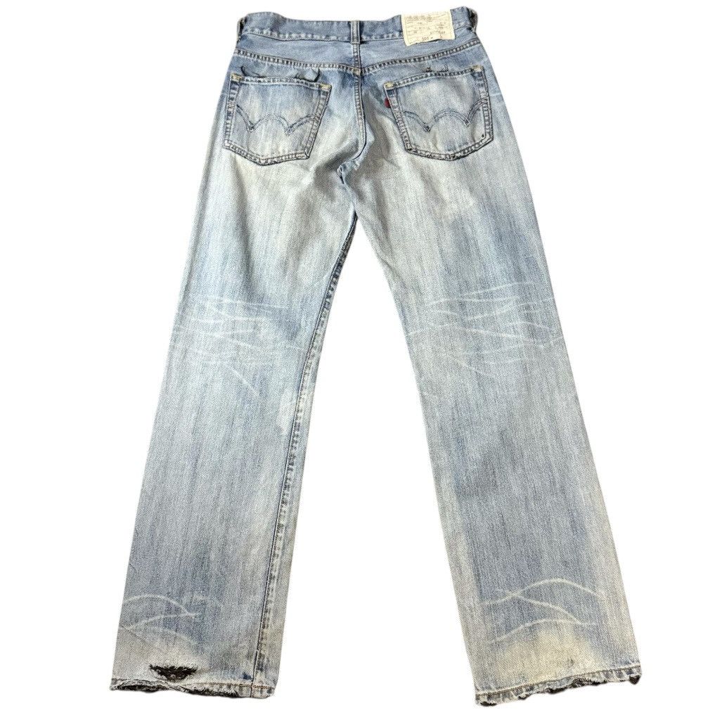 Edwin Vintage 90s Japanese Baggy Flared Edwin 503 Destroyed Size US 30 / EU 46 - 2 Thumbnail