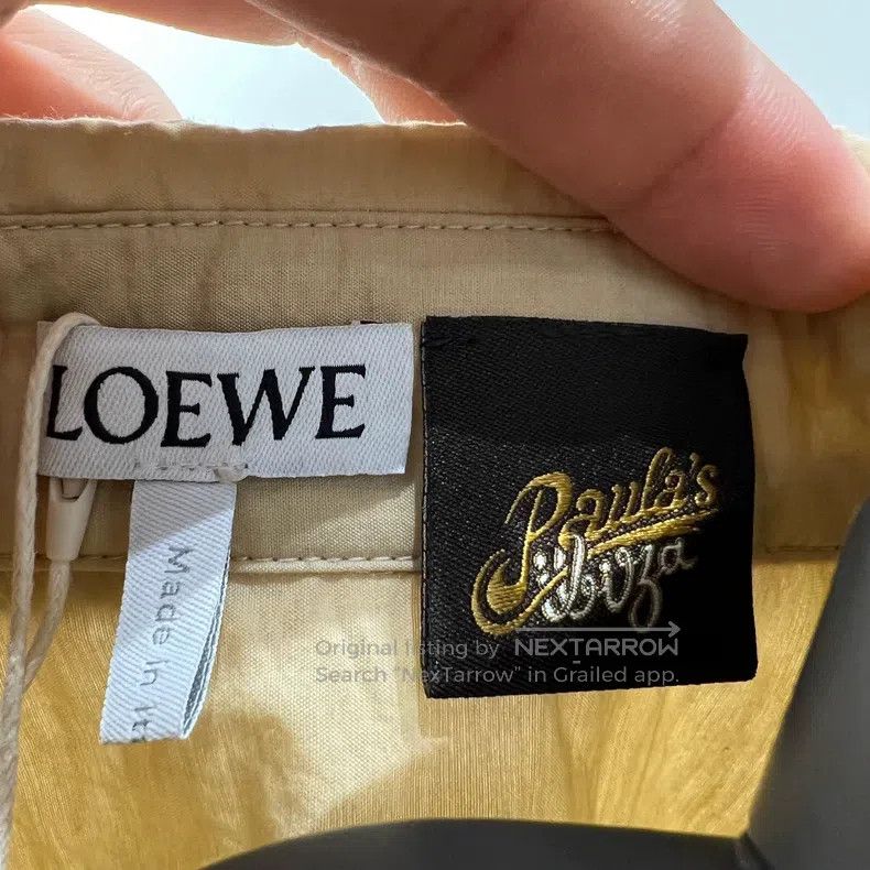 Loewe Loewe 25SS Logo Embroidered Loose Shirt Size 4XL / US 24-26 - 3 Thumbnail