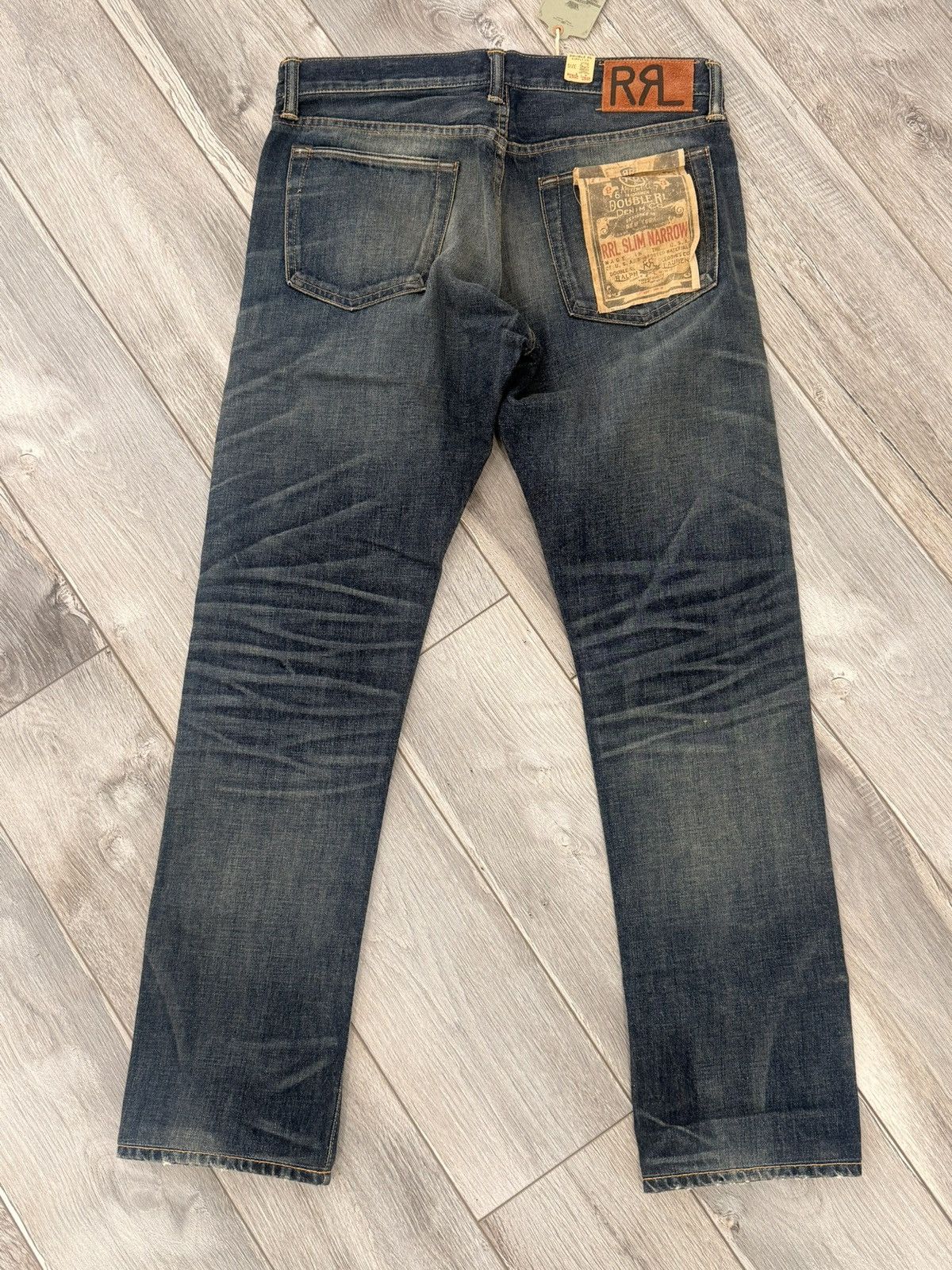 RRL Ralph Lauren Double RL RRL Distressed Selvedge Denim Size US 32 / EU 48 - 2 Thumbnail