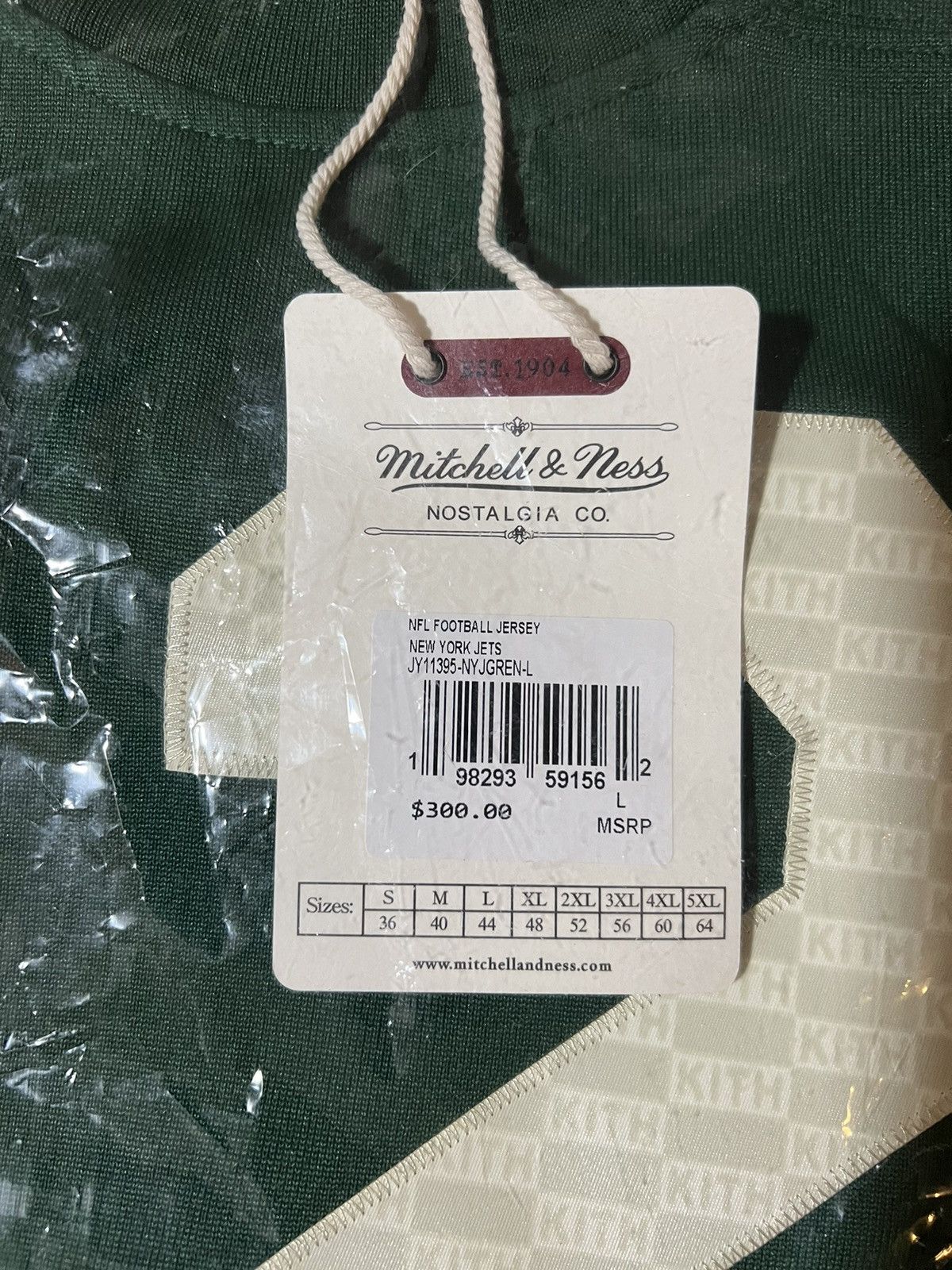 Kith × NFL Kith and Mitchell & Ness for the NFL: Joe Namath Jets Jersey Size US L / EU 52-54 / 3 - 9 Thumbnail