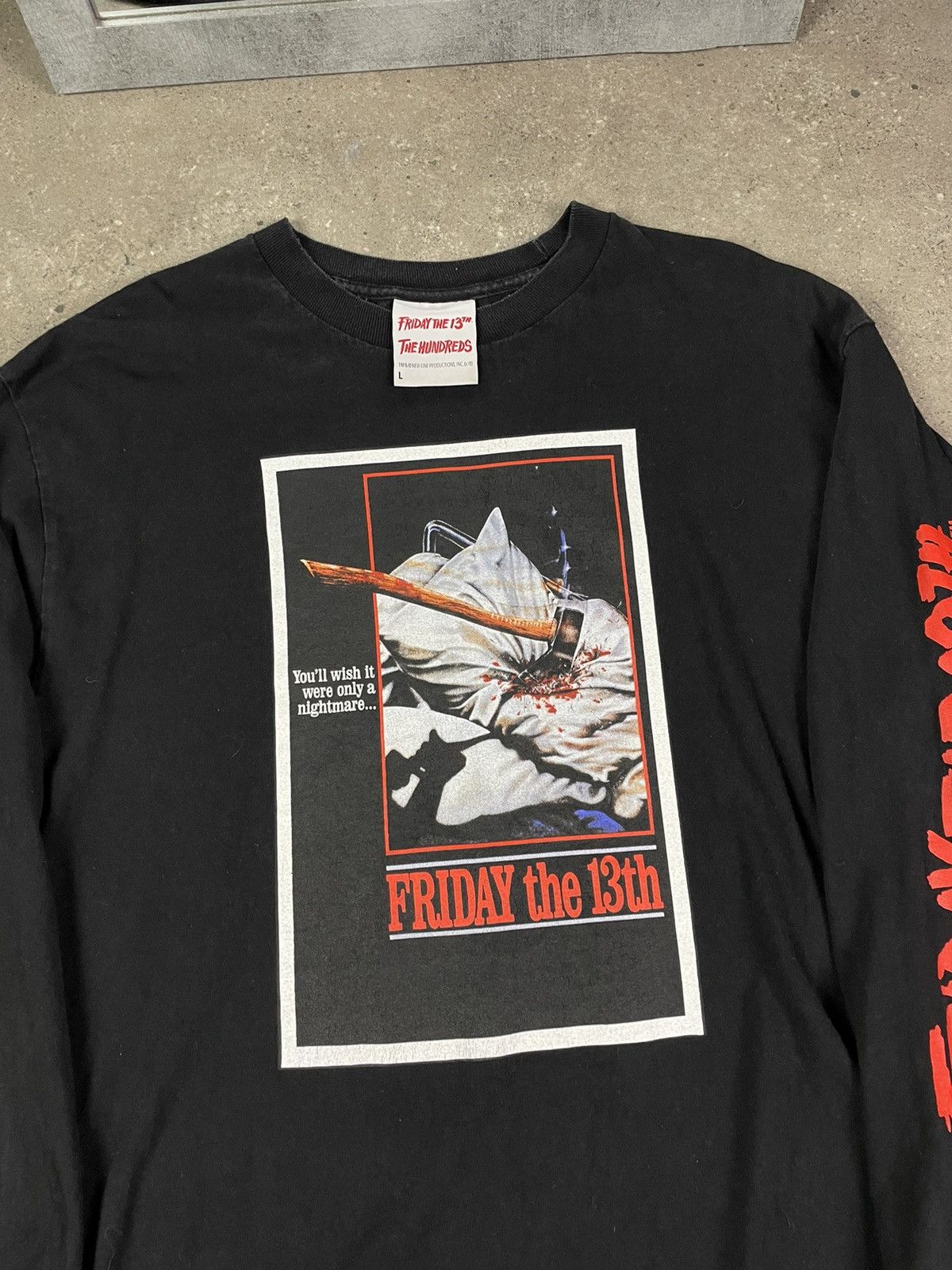 The Hundreds Friday the 13th x The Hundreds Long Sleeve t Shirt Size US L / EU 52-54 / 3 - 3 Thumbnail