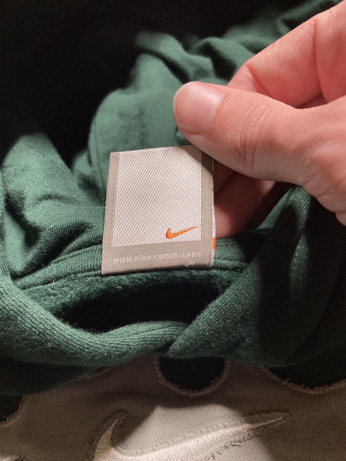 Nike × Vintage ⛩️nike hoodie custom fleece vintage y2k center big logo Size US M / EU 48-50 / 2 - 8 Thumbnail