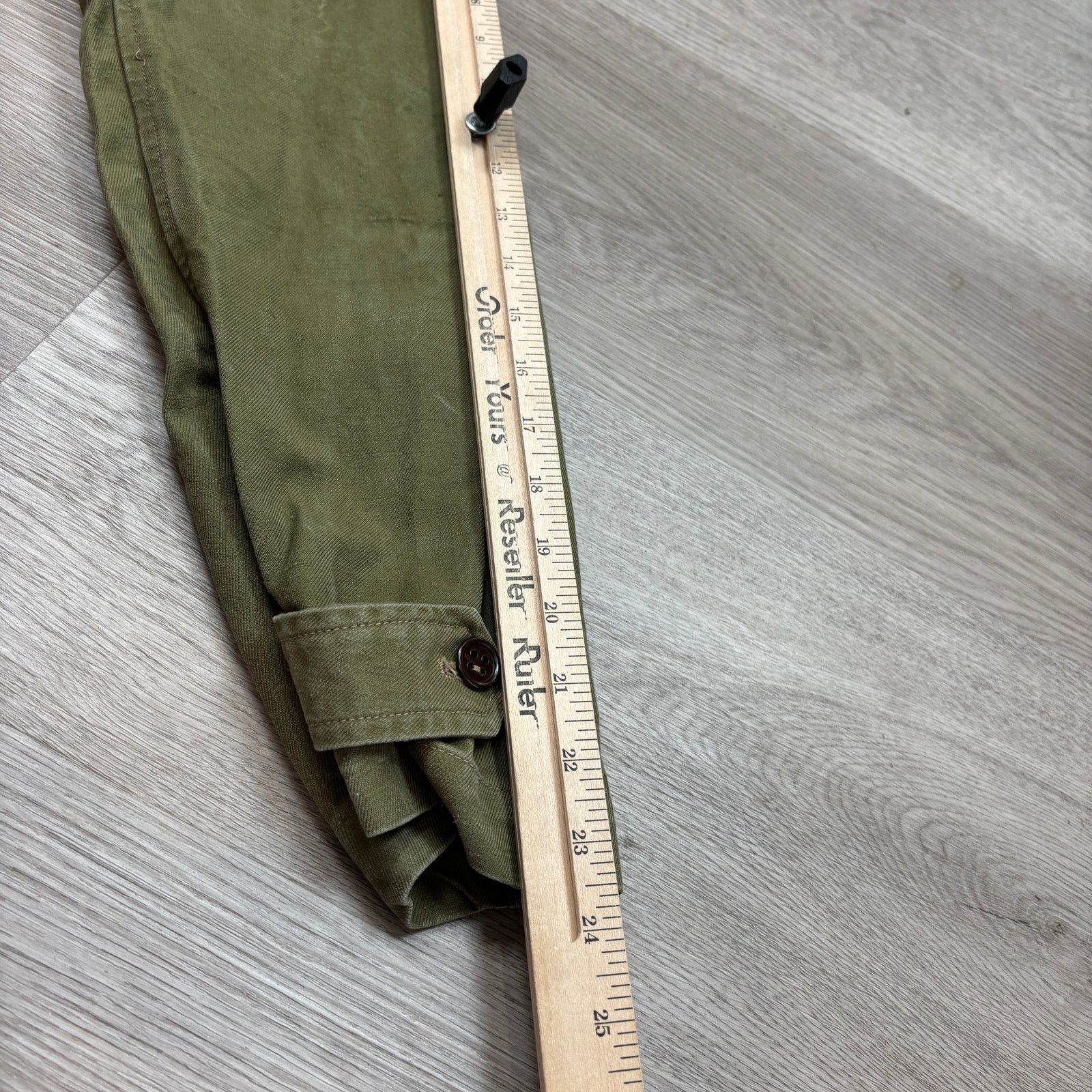 Vintage Vintage 50s French M47 Army Military Field Jacket Mens 4C XL Size US XL / EU 56 / 4 - 6 Thumbnail