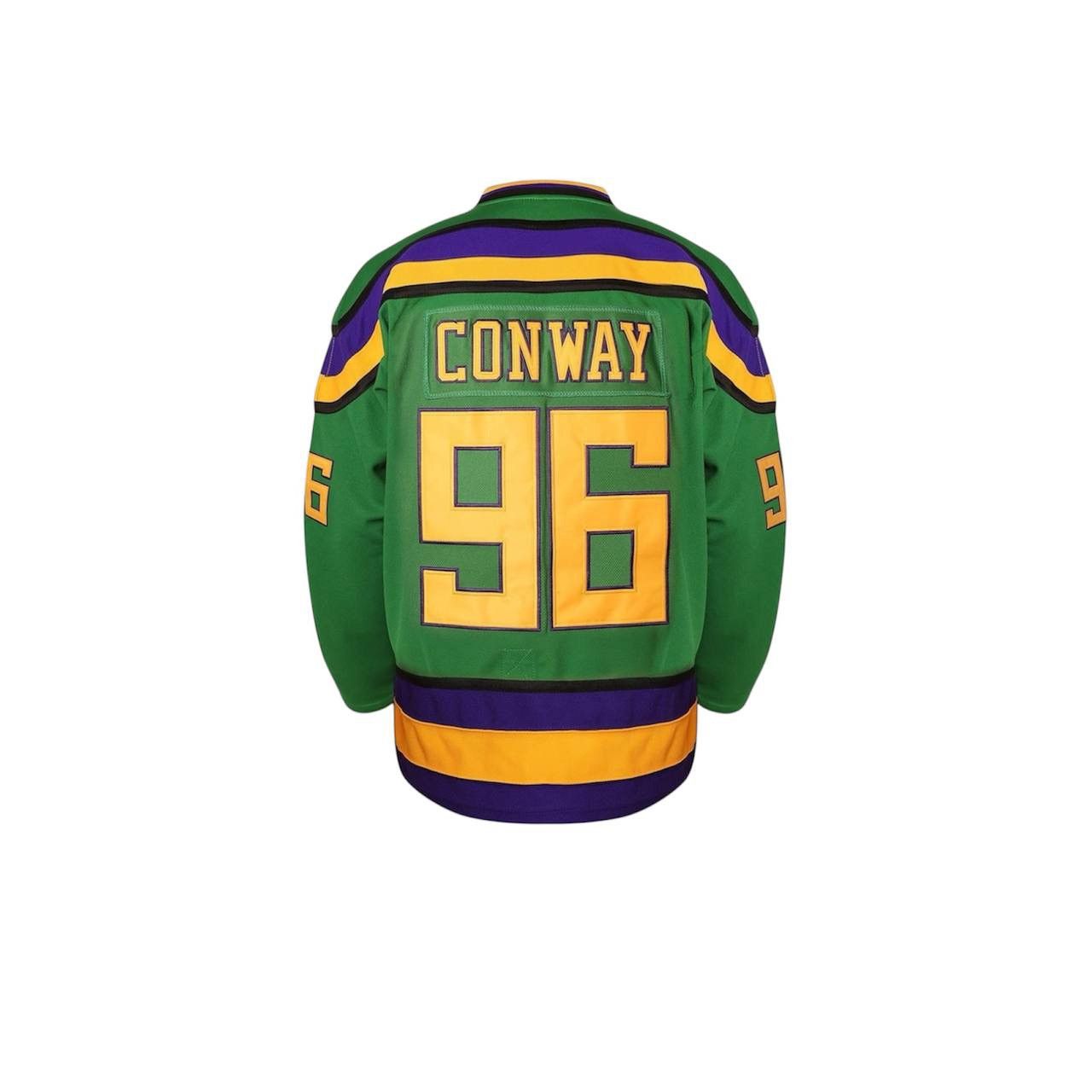 NHL MIGHTY DUCKS #96 CONWAY RARE NHL HOCKEY JERSEY SHIRT SIZE S Size US S / EU 44-46 / 1 - 1 Thumbnail