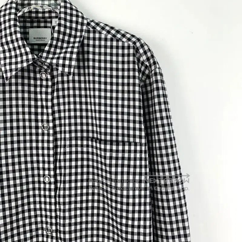 Burberry Burberry Checkered Cotton Women's Shirt. Size M / US 6-8 / IT 42-44 - 3 Thumbnail