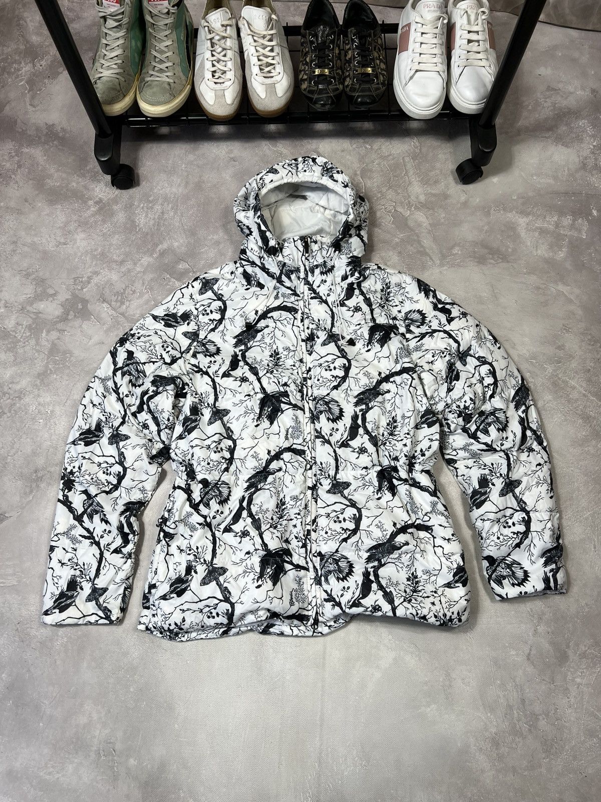 Vintage Nike ACG Animal Patern Micropuffer Jacket