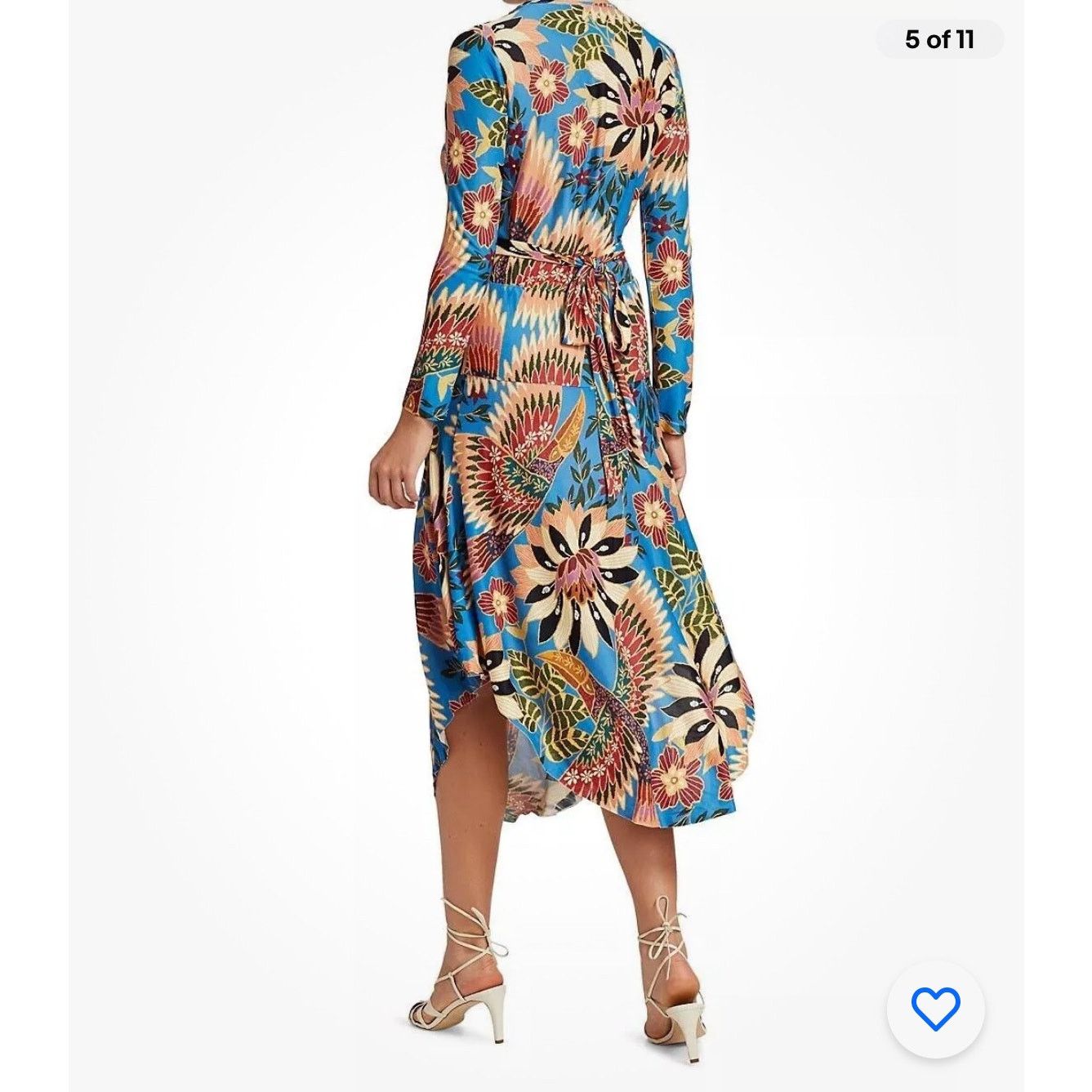 Farm Rio NWT Farm Rio Blue Wonderful Toucans Jersey Wrap Dress Size S Size S / US 4 / IT 40 - 3 Thumbnail