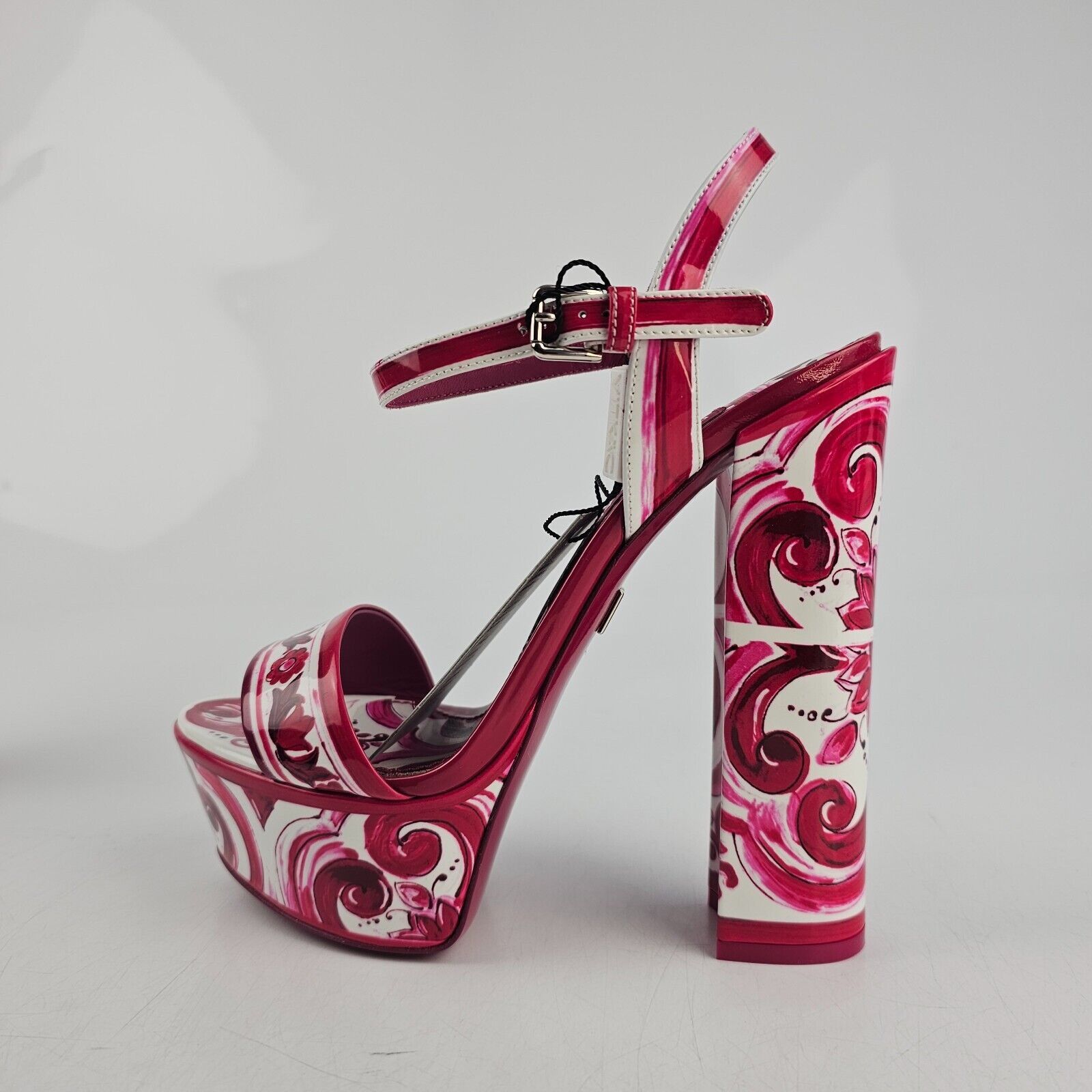 Dolce&Gabbana Keira Maiolica 105m Heeled Sandals New