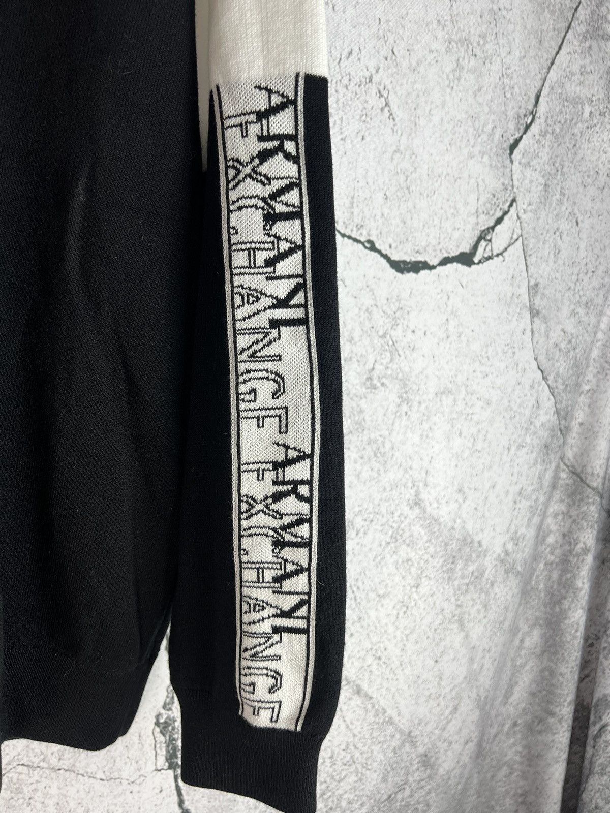 Armani × Armani Exchange × Vintage ARMANI EXCHANGE SPELLOUT sweater SWEATSHIRT Size US L / EU 52-54 / 3 - 4 Thumbnail