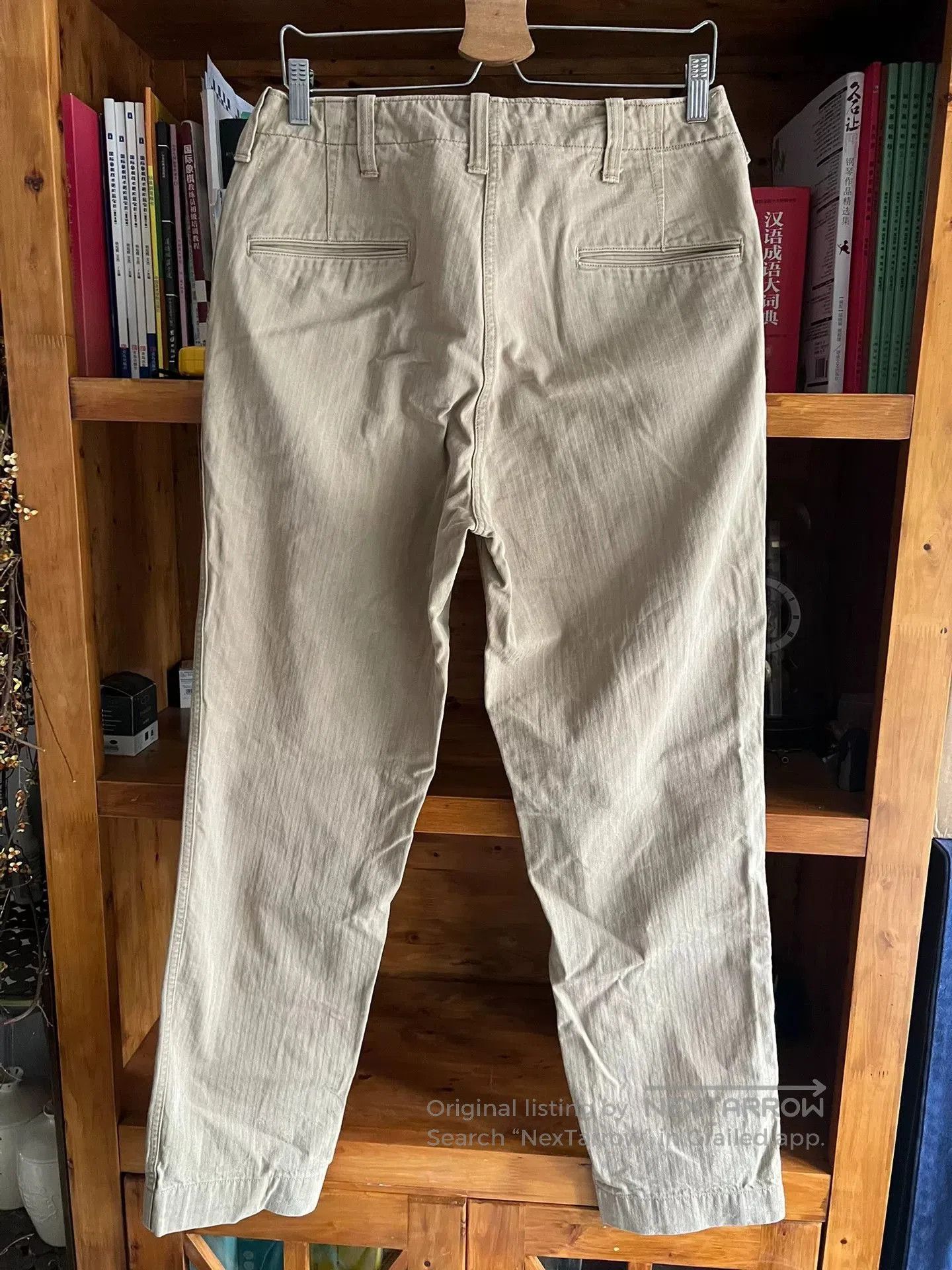 FREEBIRD vintage khaki military style pants. Size US 32 / EU 48 - 6 Thumbnail