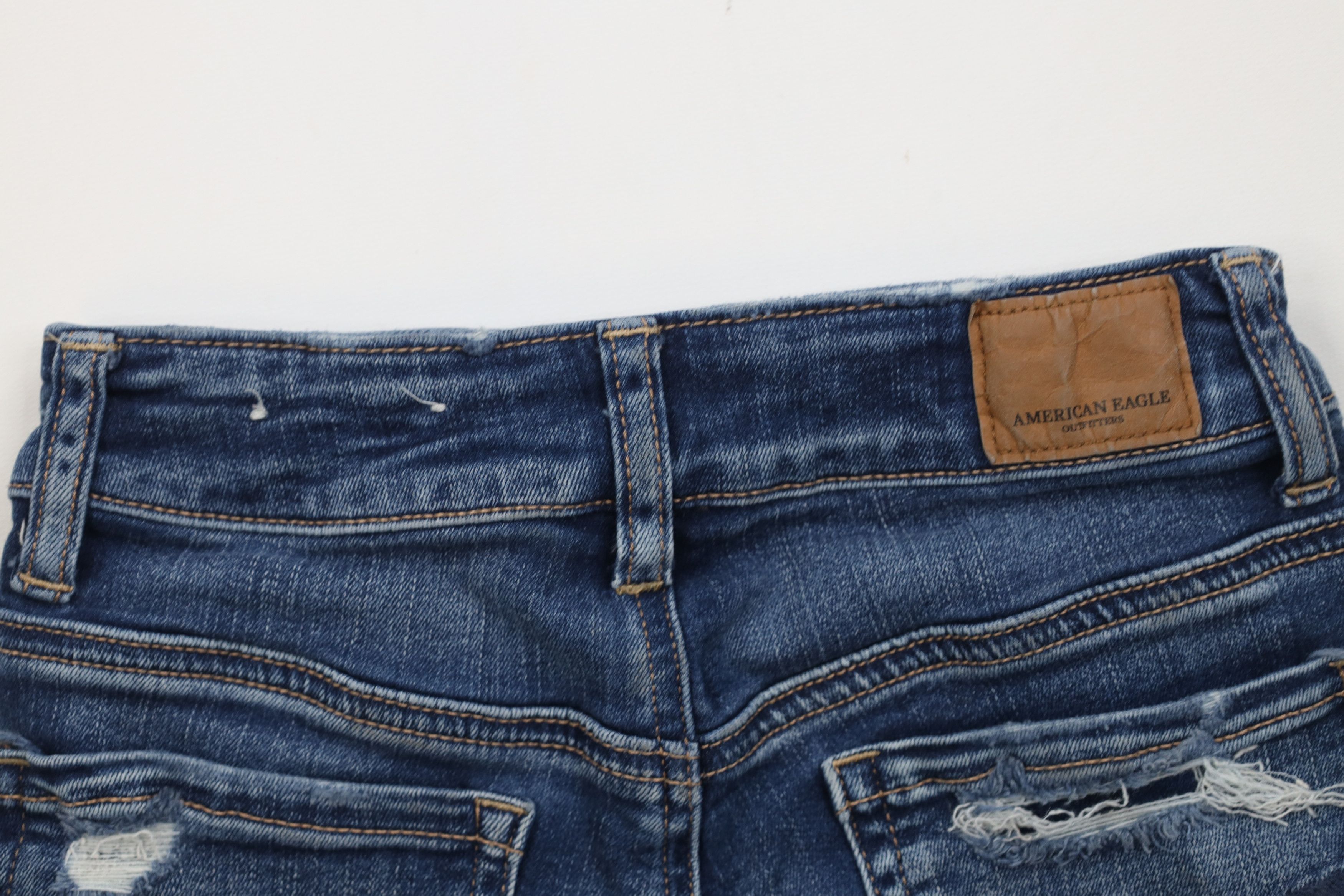 American Eagle Outfitters Vintage Y2K American Eagle Outfitters Shortie Micro Shorts Size 24" / US 00 / IT 34 - 9 Thumbnail