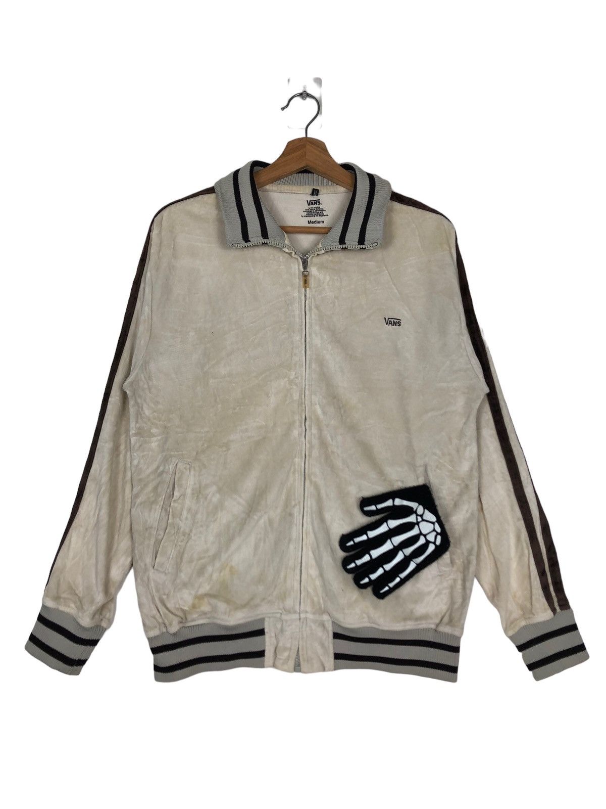 Japanese Brand 🔥Vintage Zipper Jacket Vans Skate Size US M / EU 48-50 / 2 - 1 Thumbnail