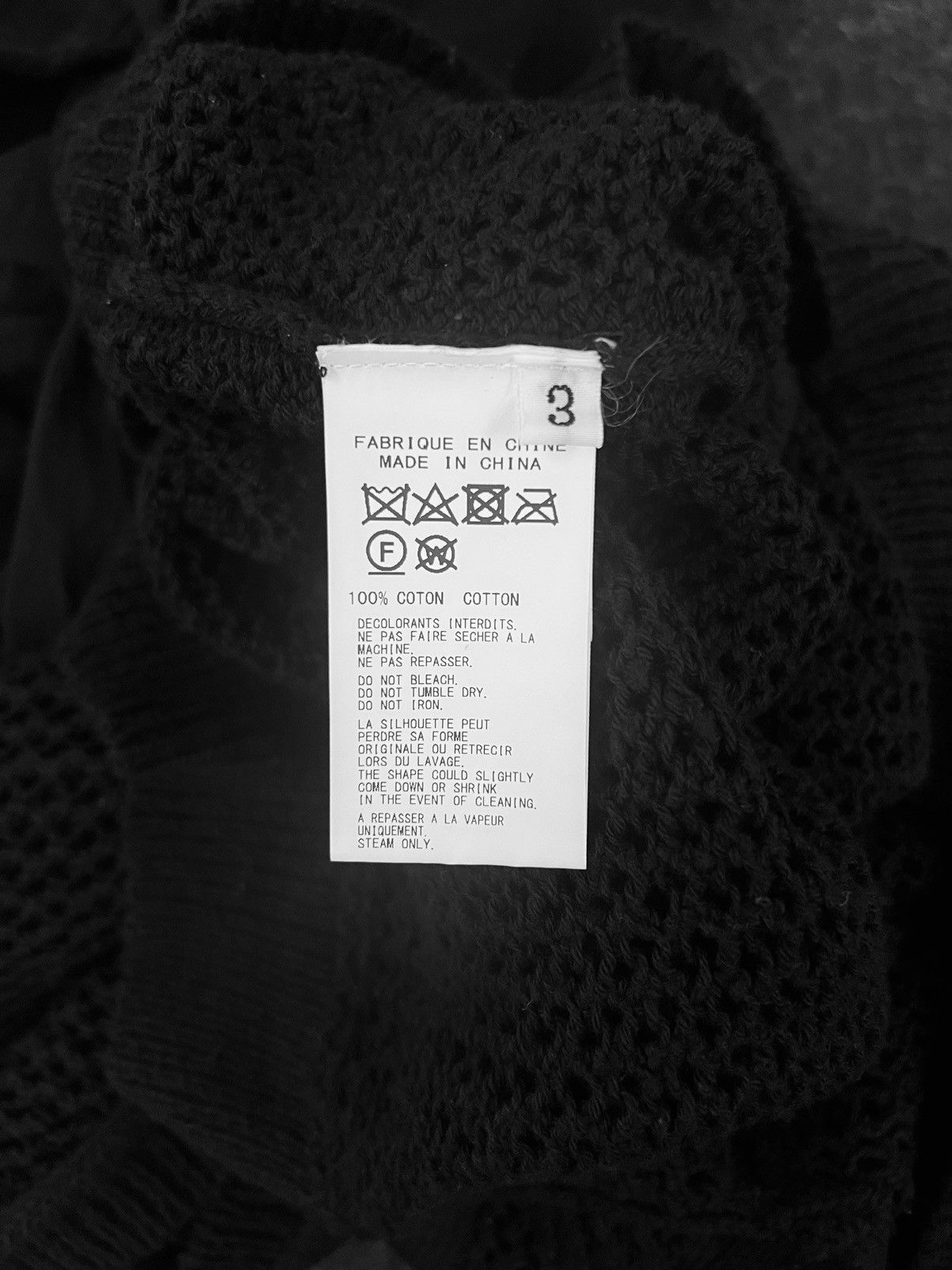 Yohji Yamamoto Yohji Yamamoto Pour Homme - PATTERN VEST Knitwear Size US L / EU 52-54 / 3 - 11 Thumbnail