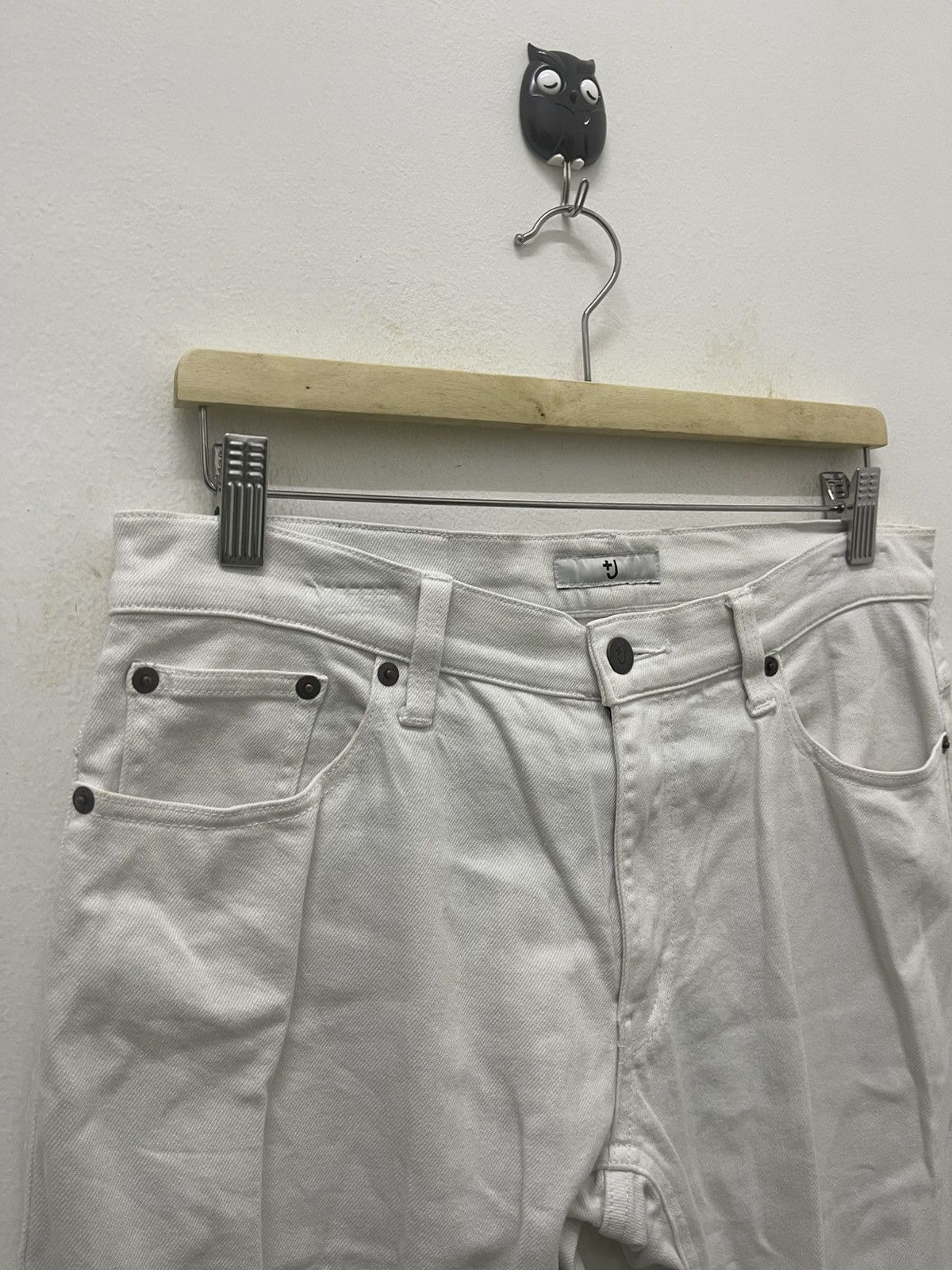 Jil Sander × Uniqlo Rare +J Jil Sander x Uniqlo Selvedge White Denim Size US 31 - 10 Thumbnail