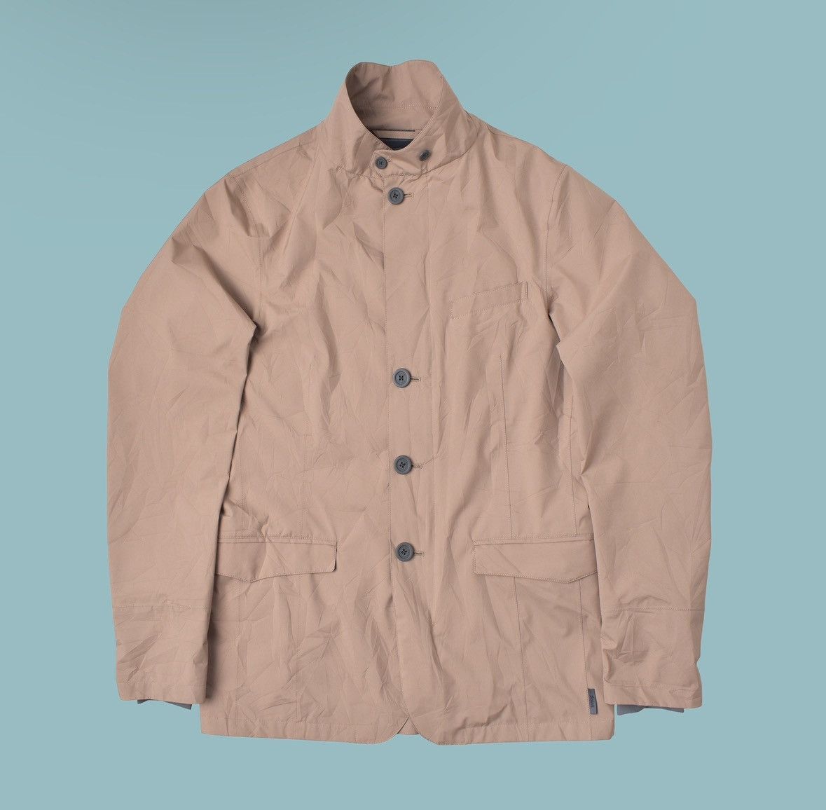 BNWOT* HERNO LAMINER GORE-TEX MENS BLAZER KHAKI SIZE 50