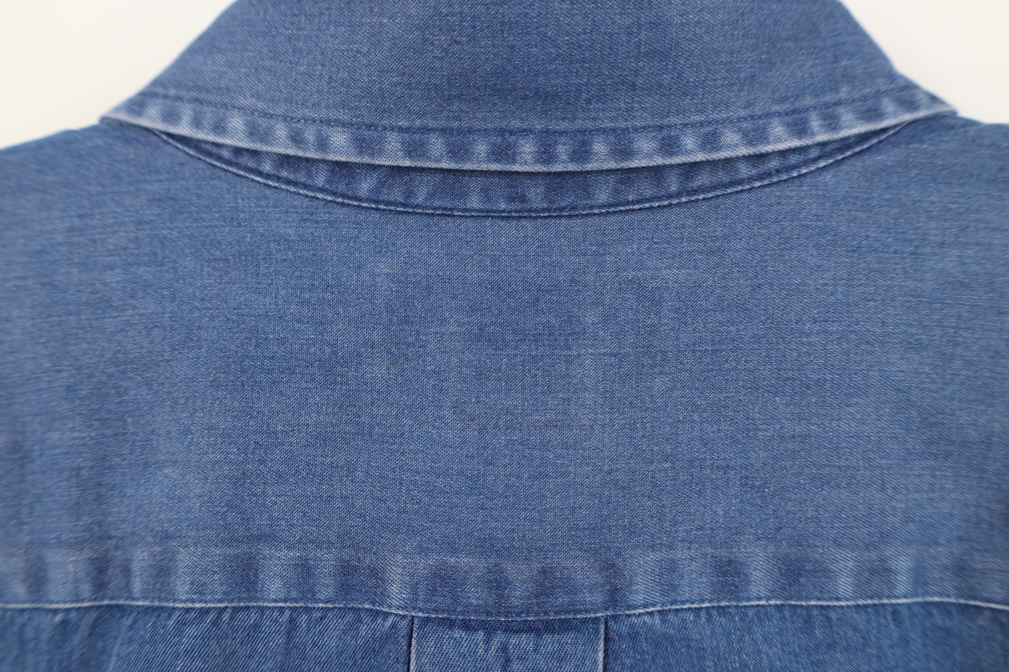 Lands' End Vintage 90s Lands End Collared Button Down Shirt Blue Cotton Size US XL / EU 56 / 4 - 10 Thumbnail