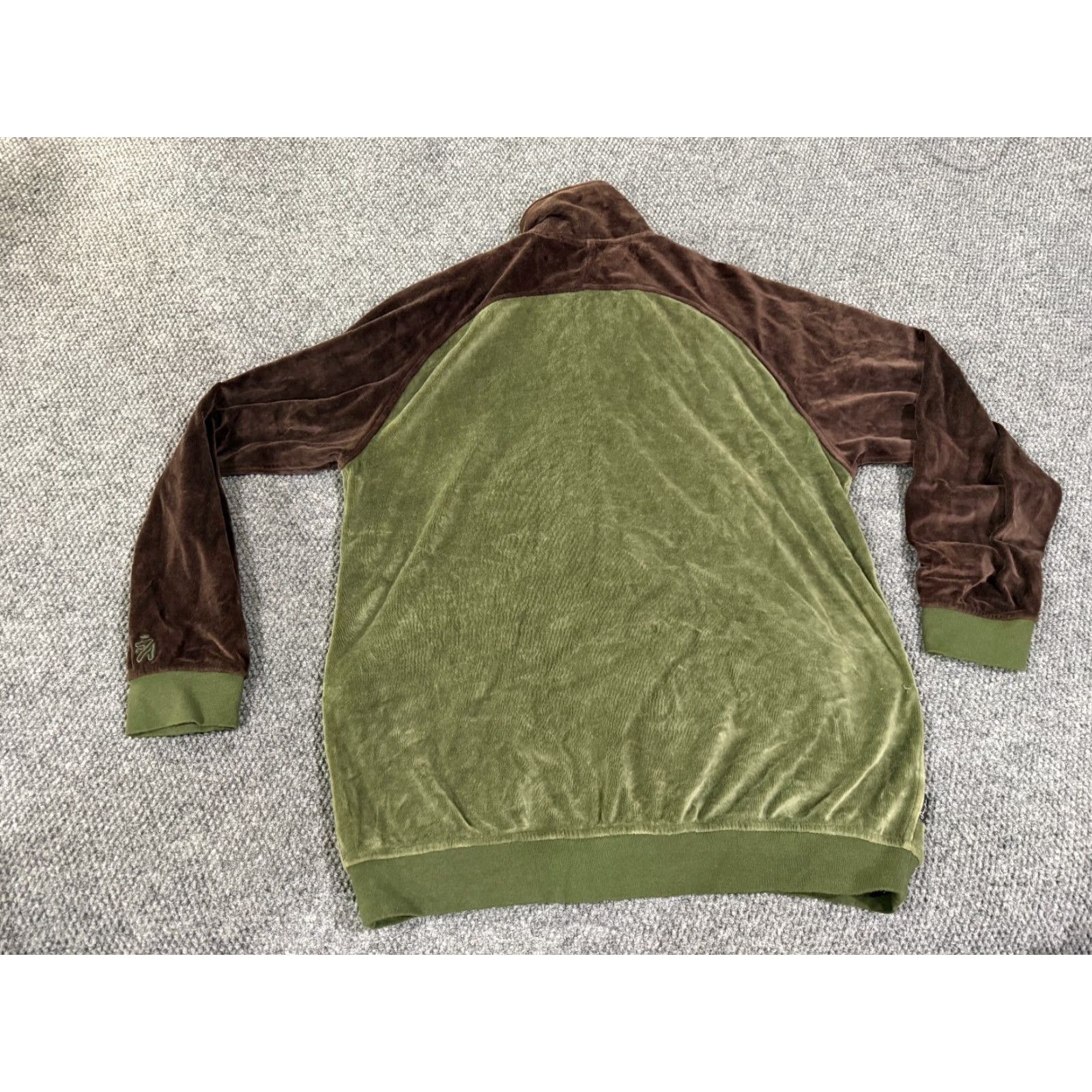 Sean John VINTAGE Sean John Velour Jacket Mens XL Green Full Zip Hip Hop Retro Basketball Long Sleeve Regular Coat/Jacket - Green Size US XL / EU 56 / 4 - 6 Thumbnail
