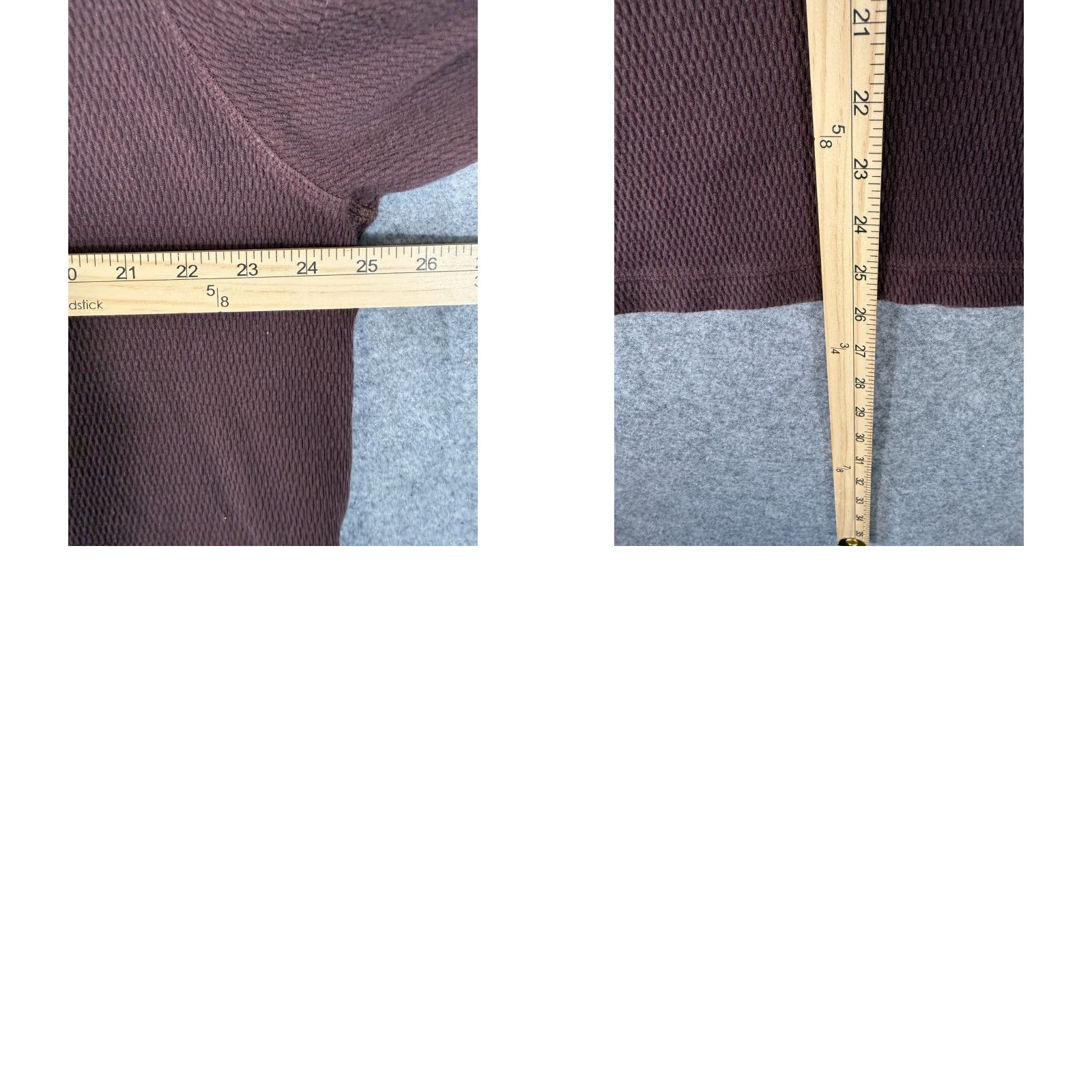 Tecovas Tecovas Henley Shirt Mens XL Brown Thermal Waffle Knit Long Sleeve Western Size US XL / EU 56 / 4 - 9 Thumbnail