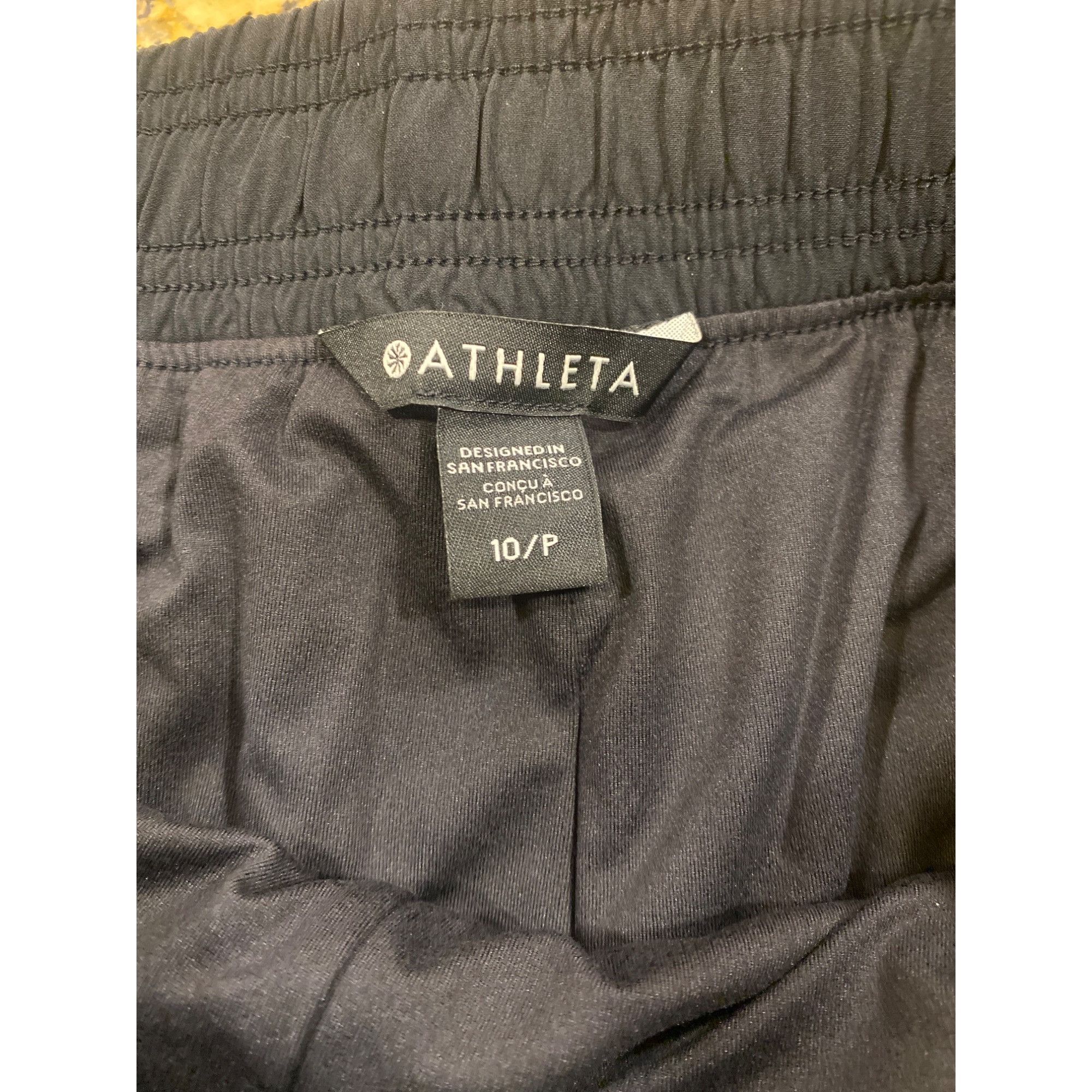 Athleta NWT Athleta Brooklyn Lined Jogger Black Women's 10 Petite MS Size 32" / US 10 / IT 46 - 7 Thumbnail