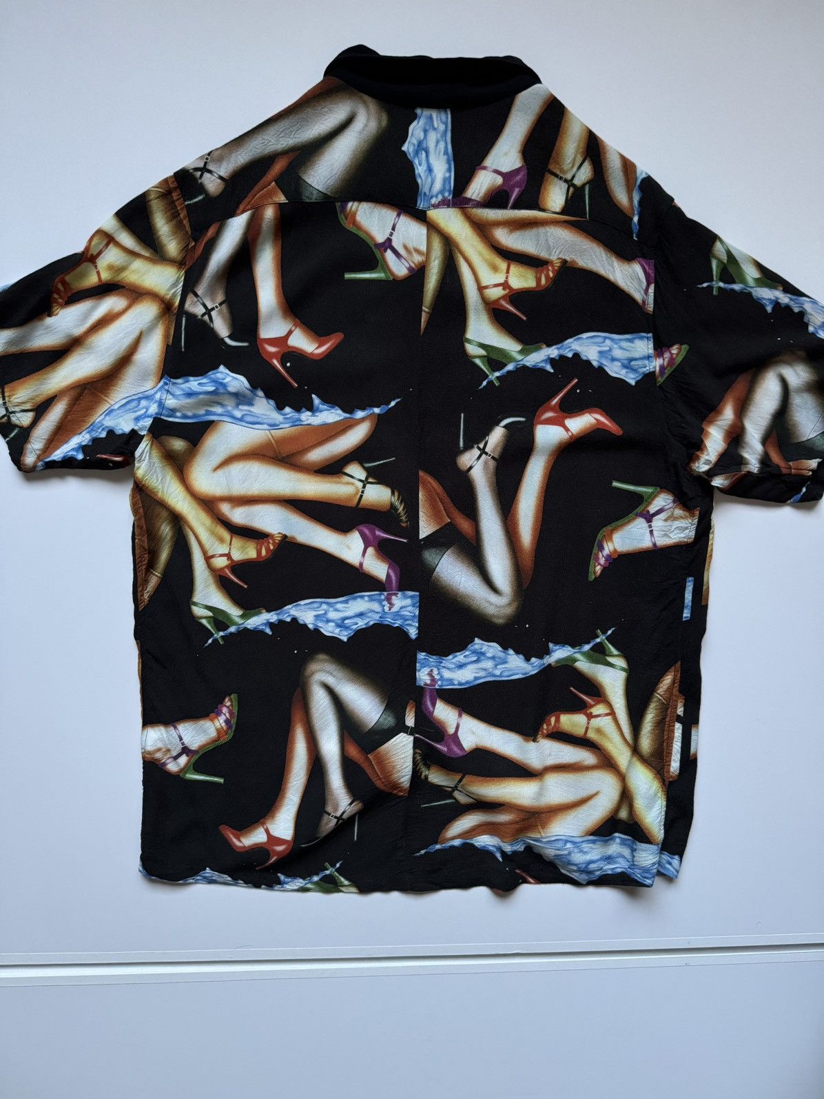 Supreme 2015 Heels Rayon Shirt Size US XL / EU 56 / 4 - 3 Thumbnail
