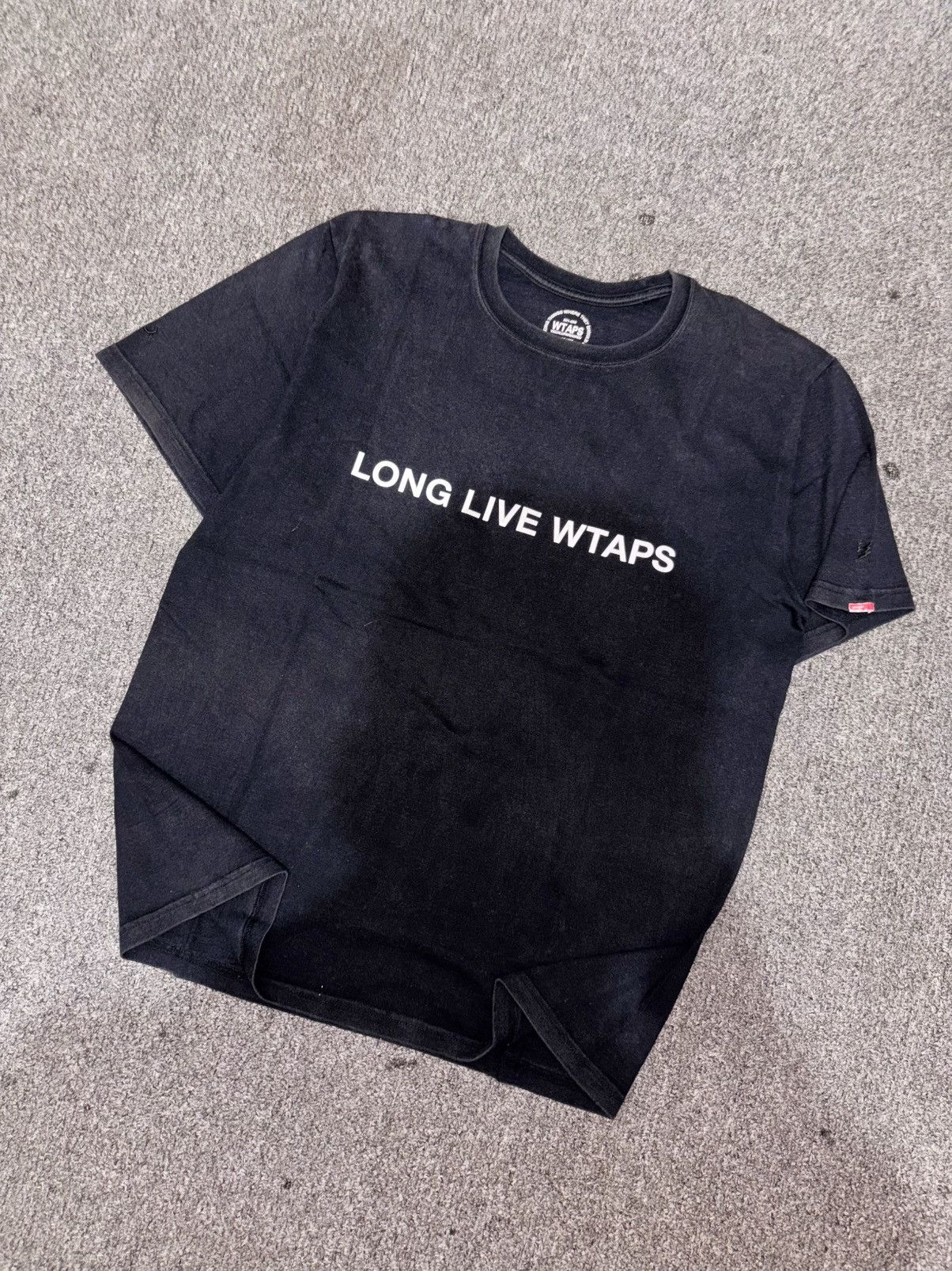 Wtaps WTAPS “LONG LIVE WTAPS” T-Shirt – Black Size US L / EU 52-54 / 3 - 3 Thumbnail